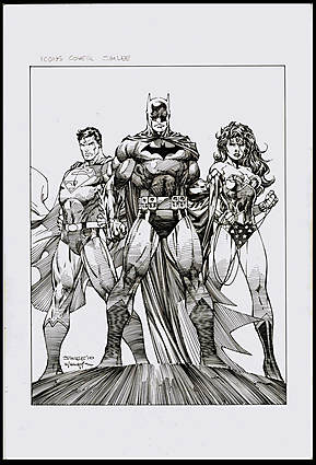 ICONS: THE DC COMICS ART OF JIM LEE #0 Cover | Metropolis Comics