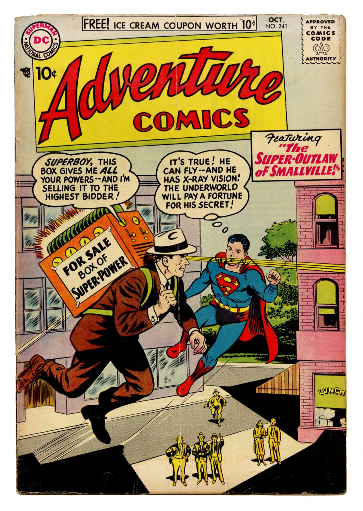 Front cover of ADVENTURE COMICS (1938-83) #241