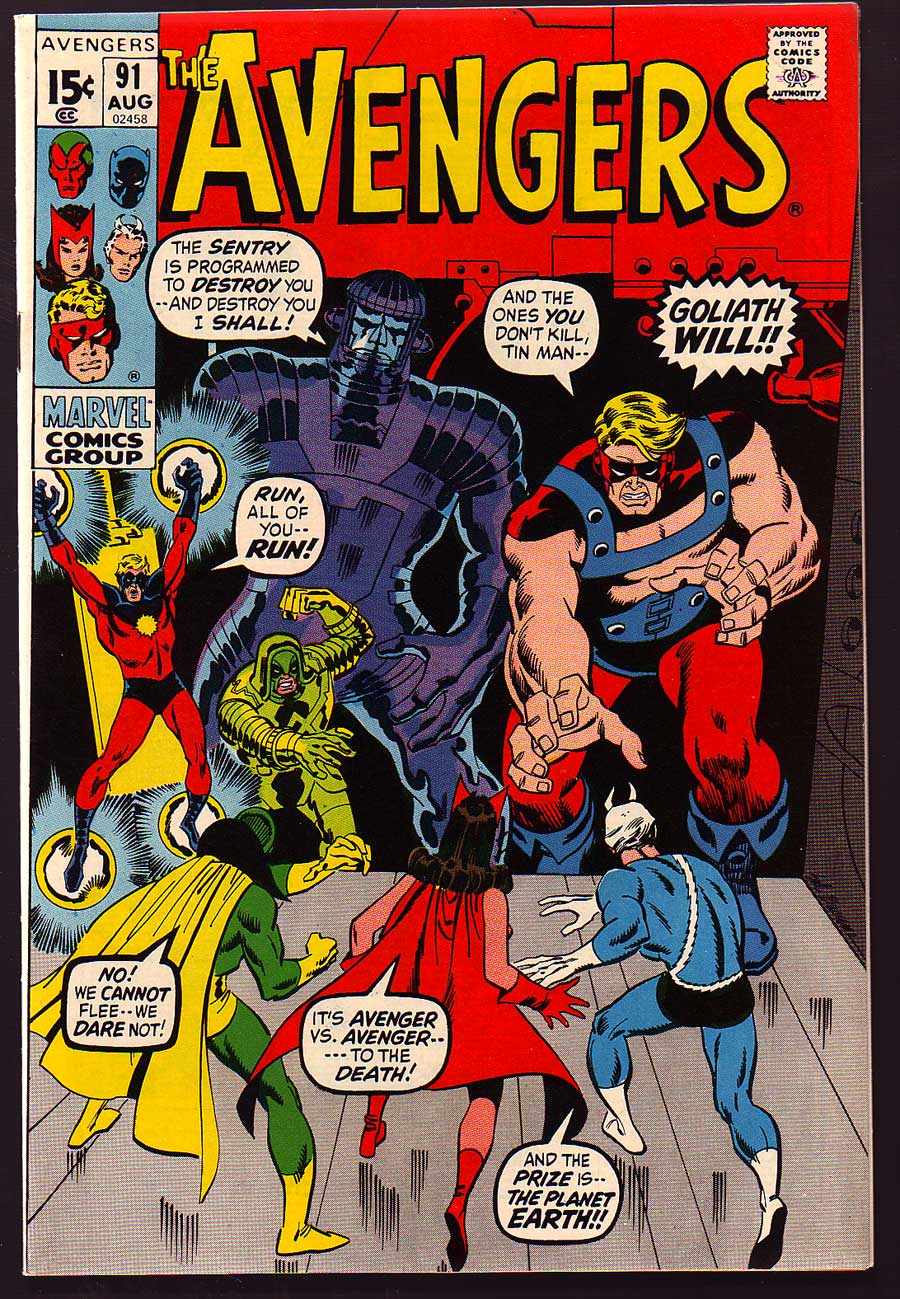Front cover of AVENGERS, THE (1963-96;  2004) #91