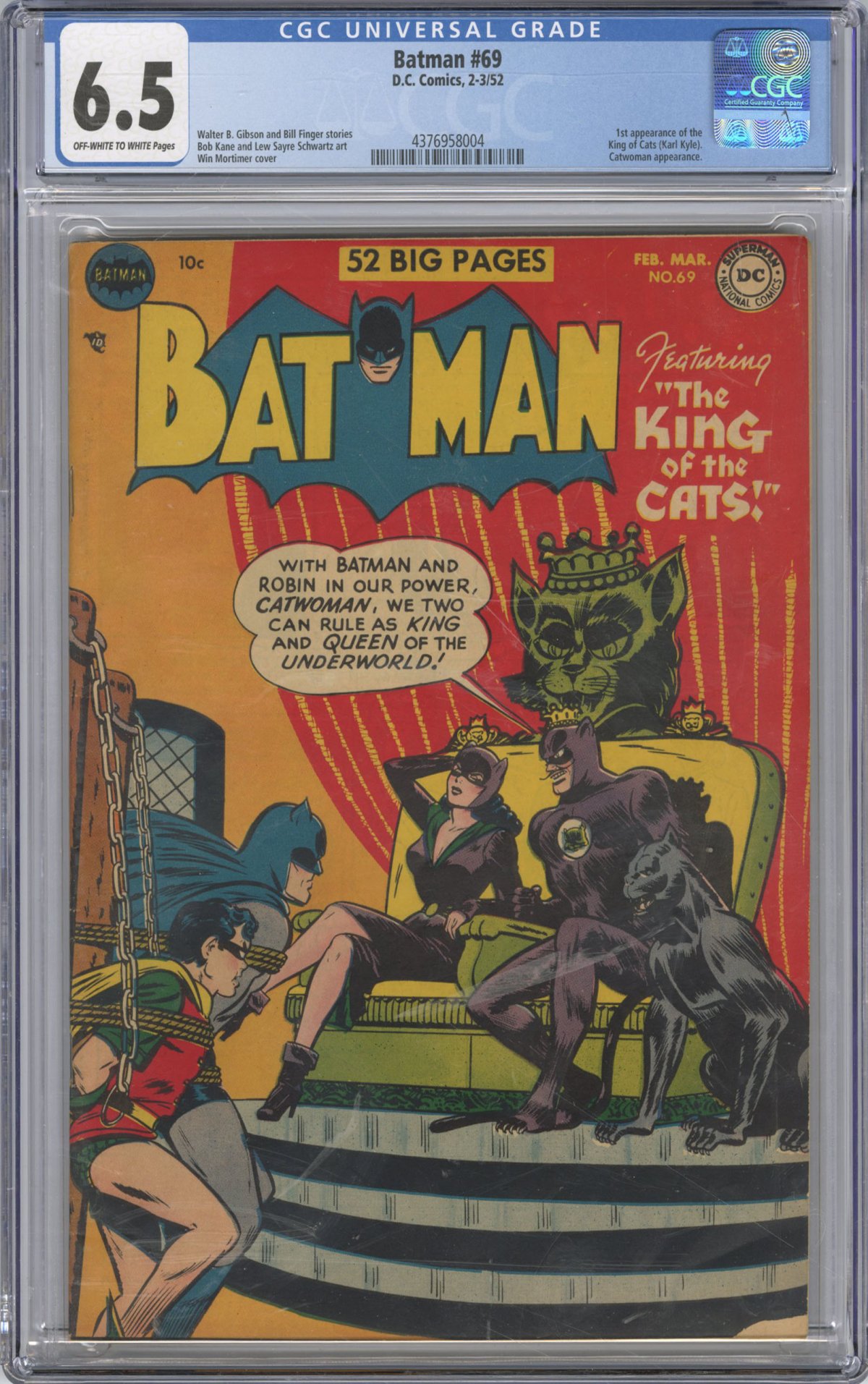 Front cover of BATMAN (1940-2011) #69