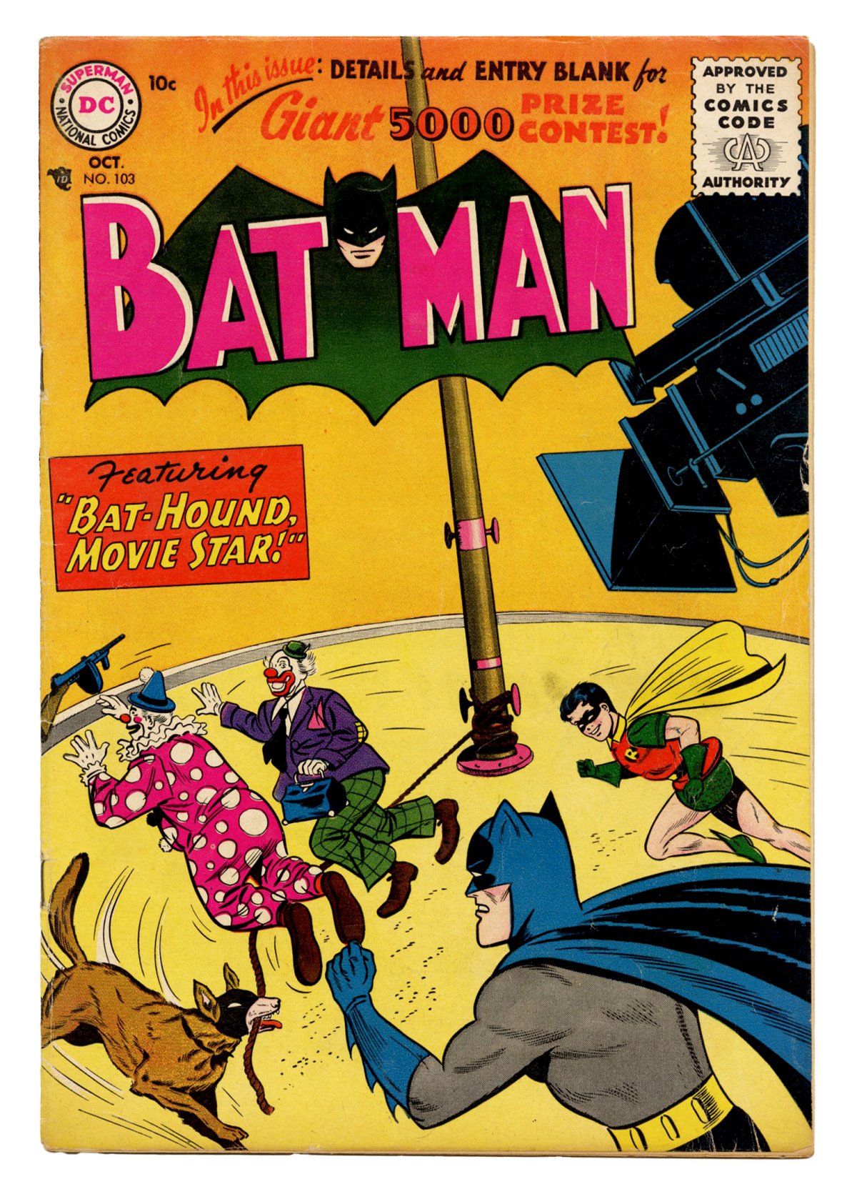 Front cover of BATMAN (1940-2011) #103