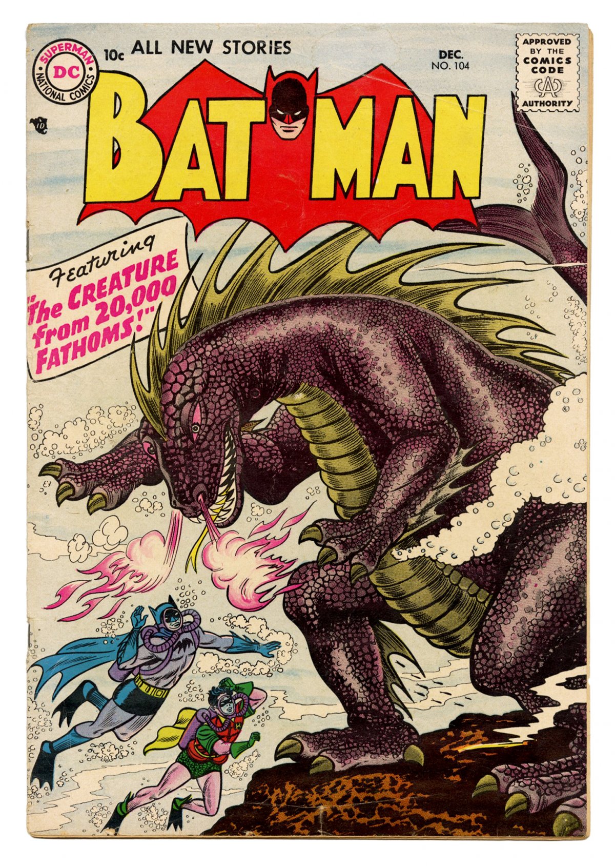 Front cover of BATMAN (1940-2011) #104