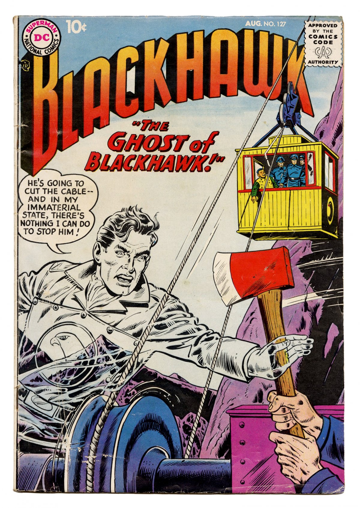 Front cover of BLACKHAWK (1957-84) #127