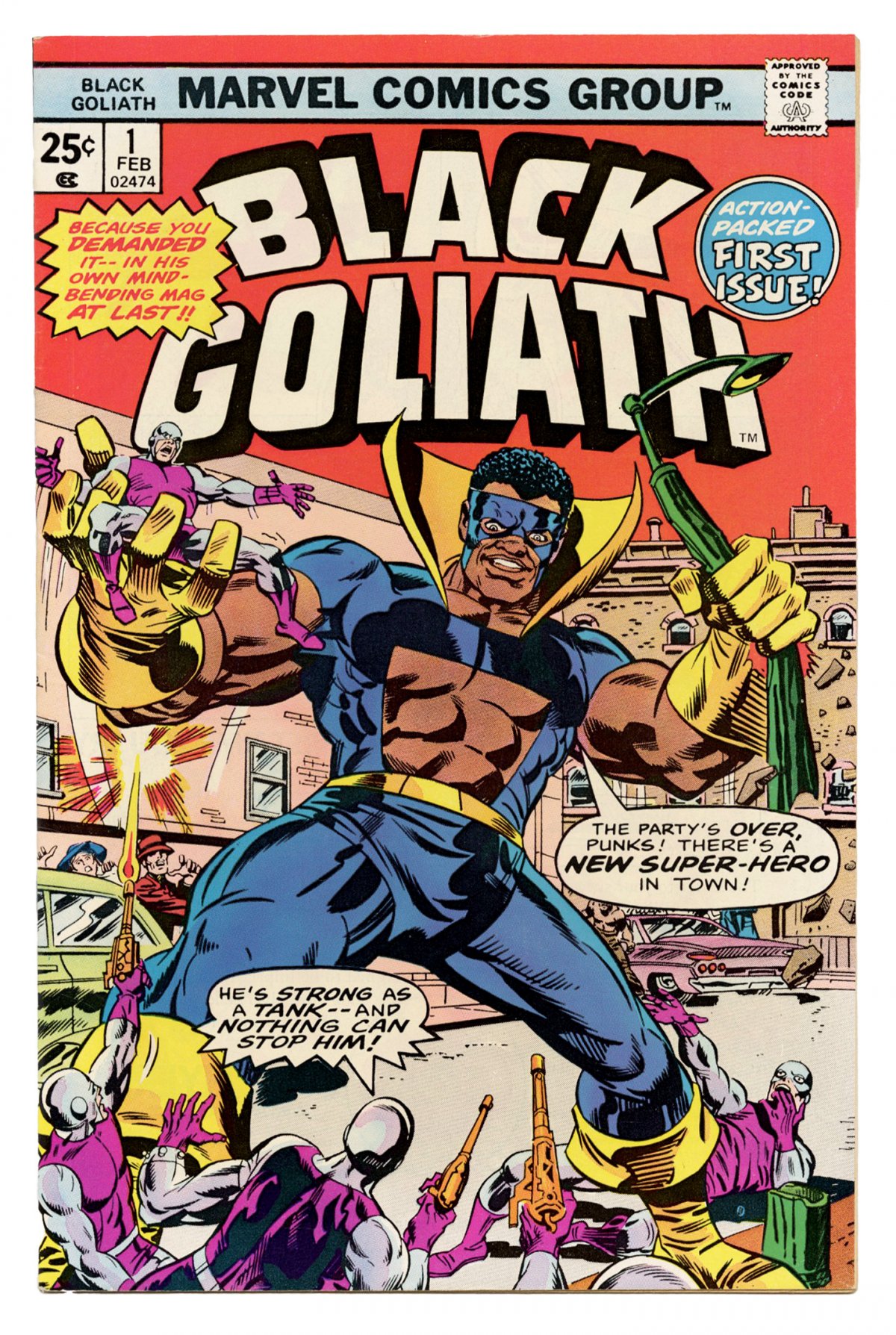 Front cover of BLACK GOLIATH (1976) #1