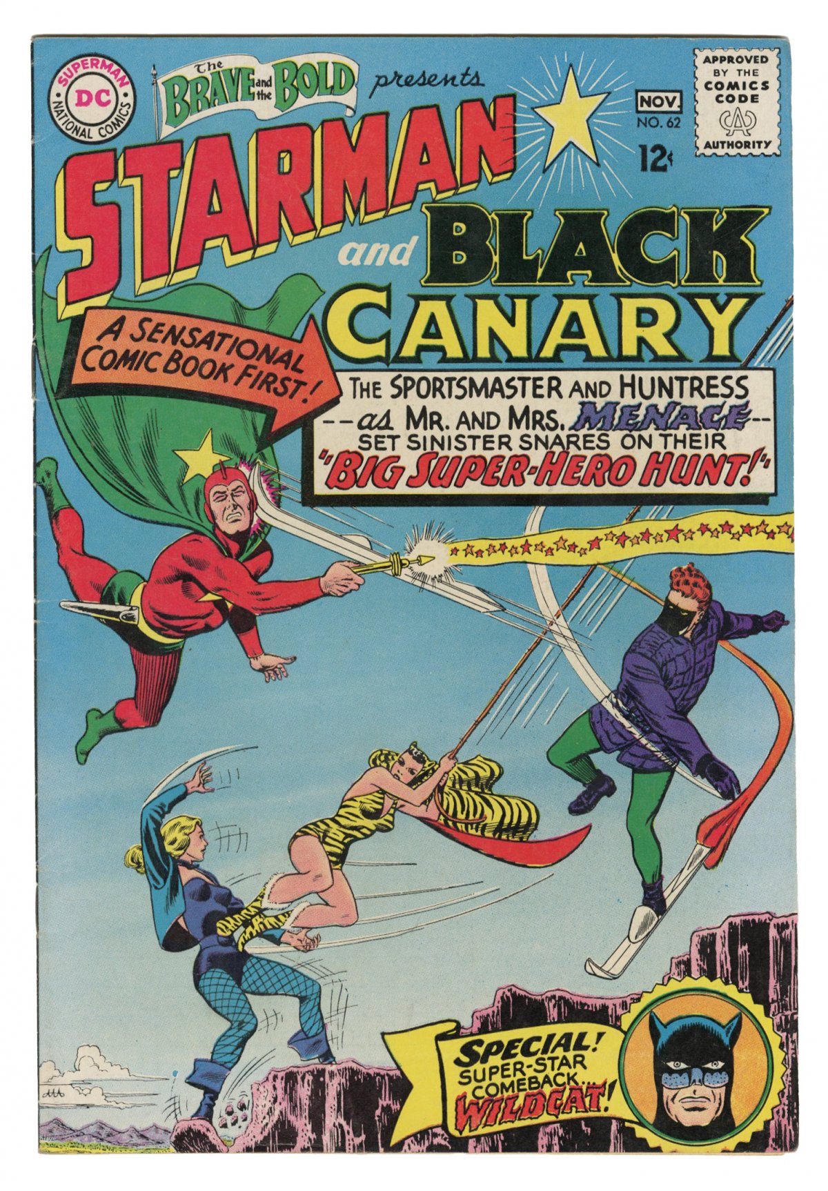 Front cover of BRAVE AND THE BOLD, THE (1955-83) #62