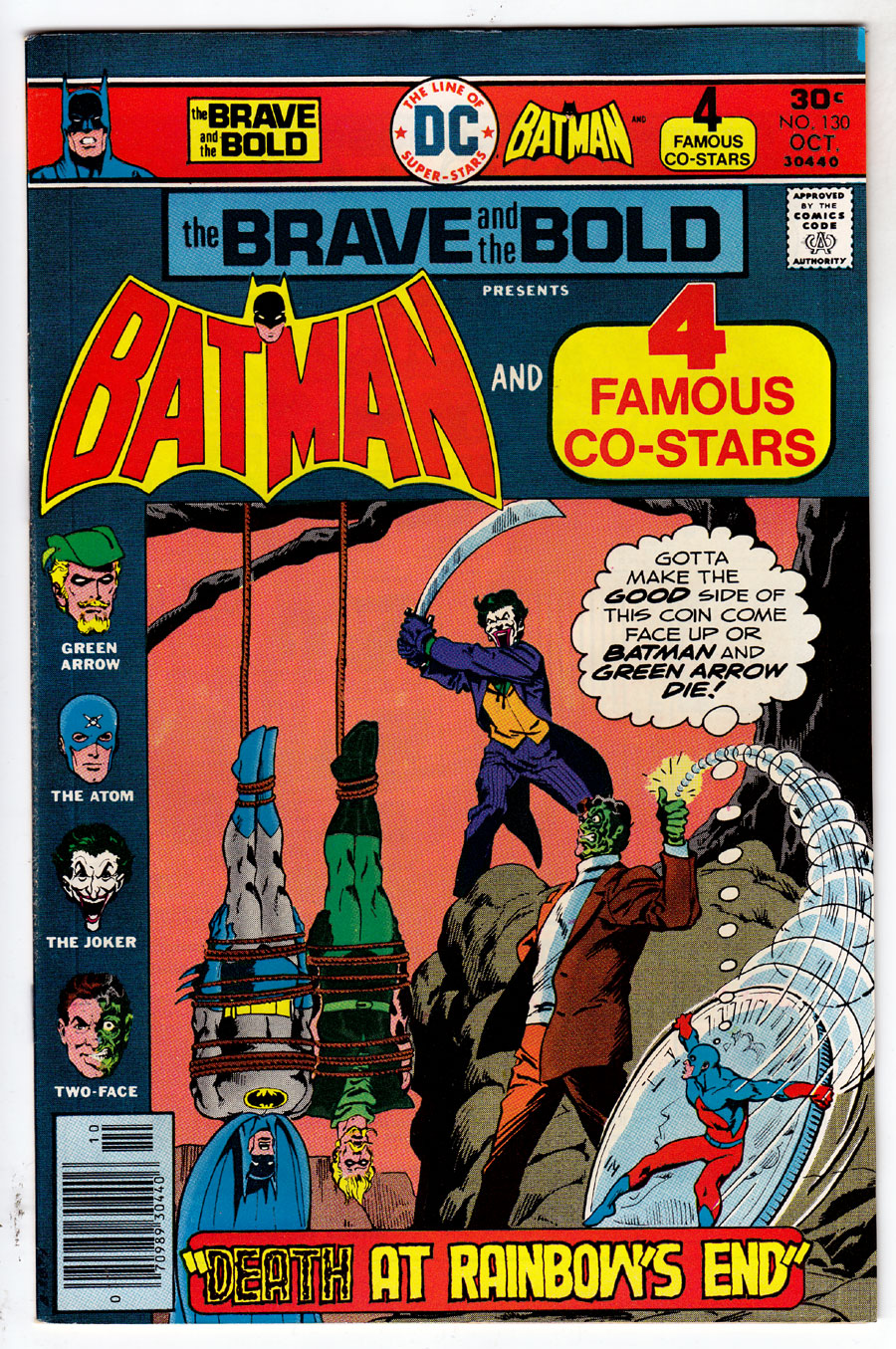 Front cover of BRAVE AND THE BOLD, THE (1955-83) #130