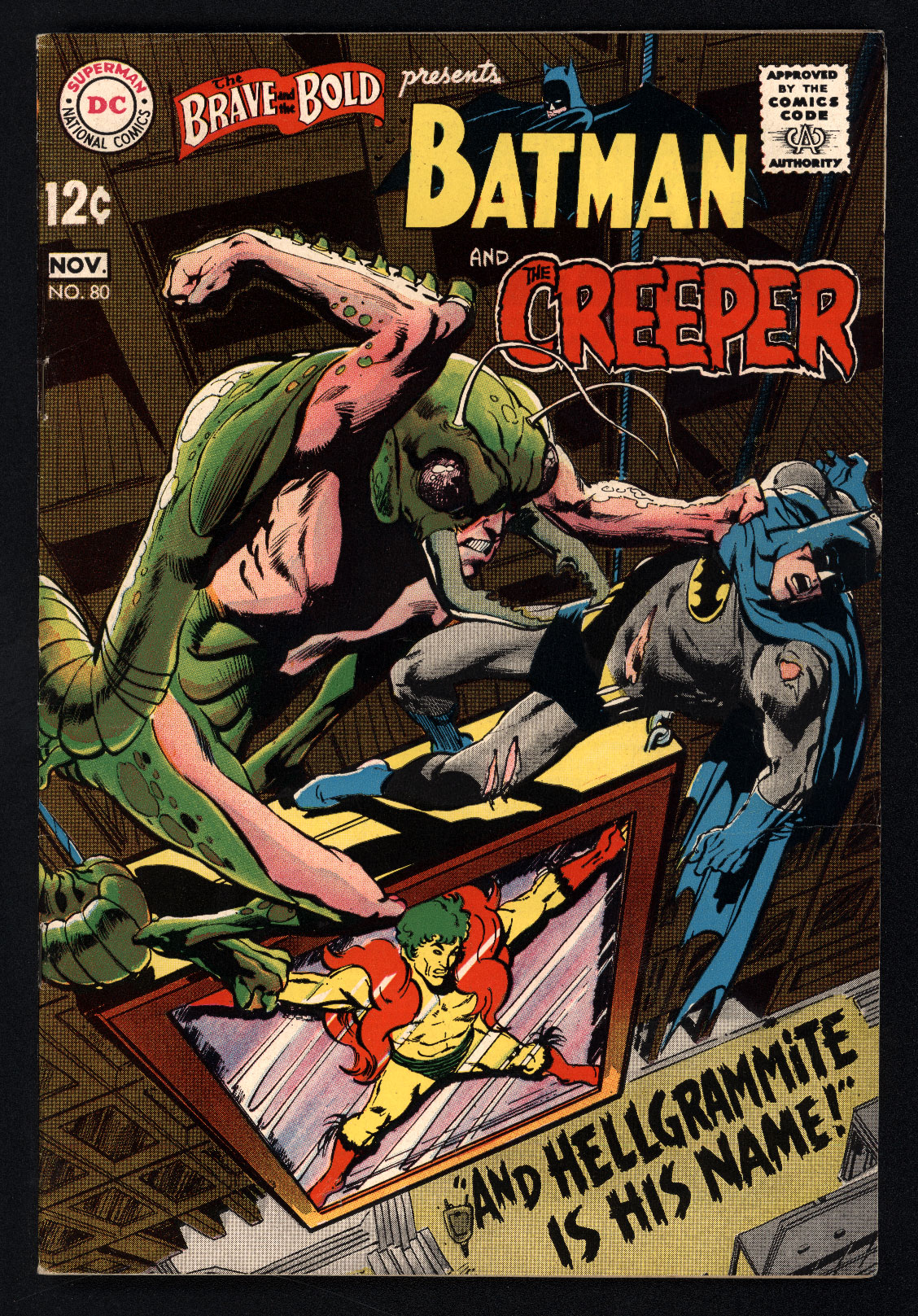 Front cover of BRAVE AND THE BOLD, THE (1955-83) #80