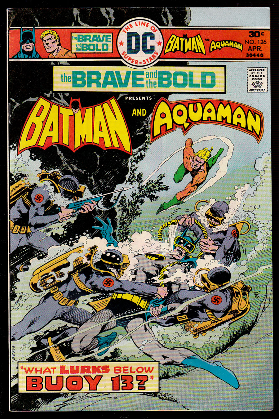Front cover of BRAVE AND THE BOLD, THE (1955-83) #126