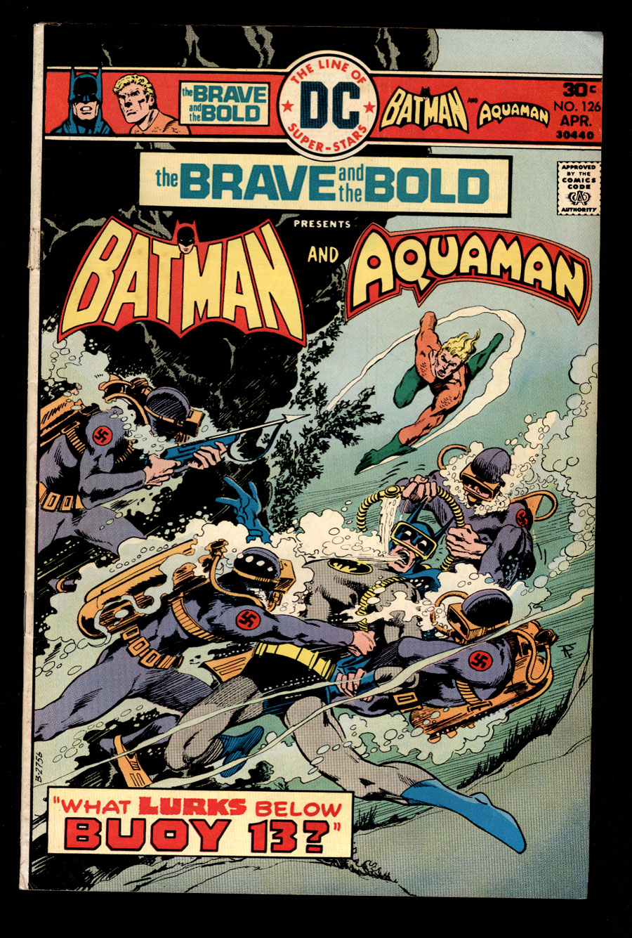 Front cover of BRAVE AND THE BOLD, THE (1955-83) #126
