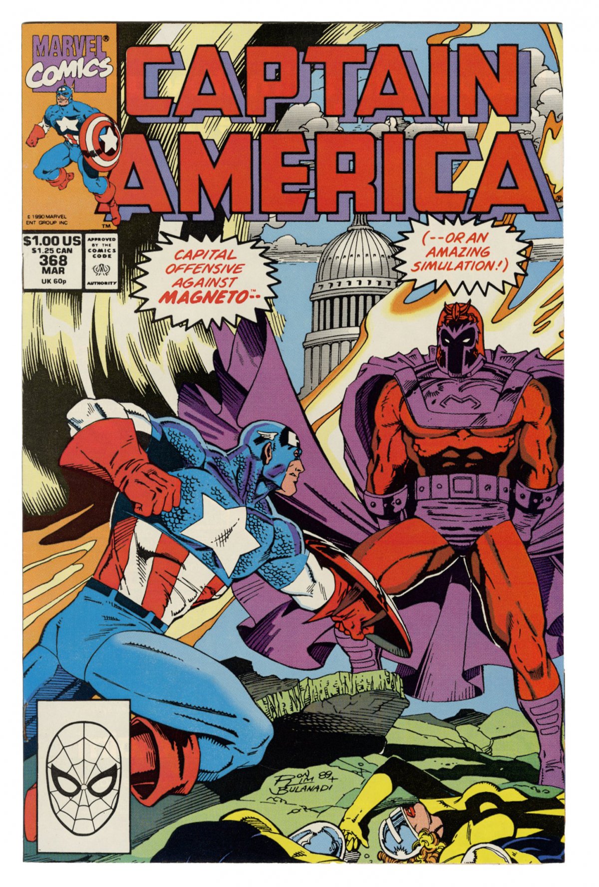 Front cover of CAPTAIN AMERICA #368