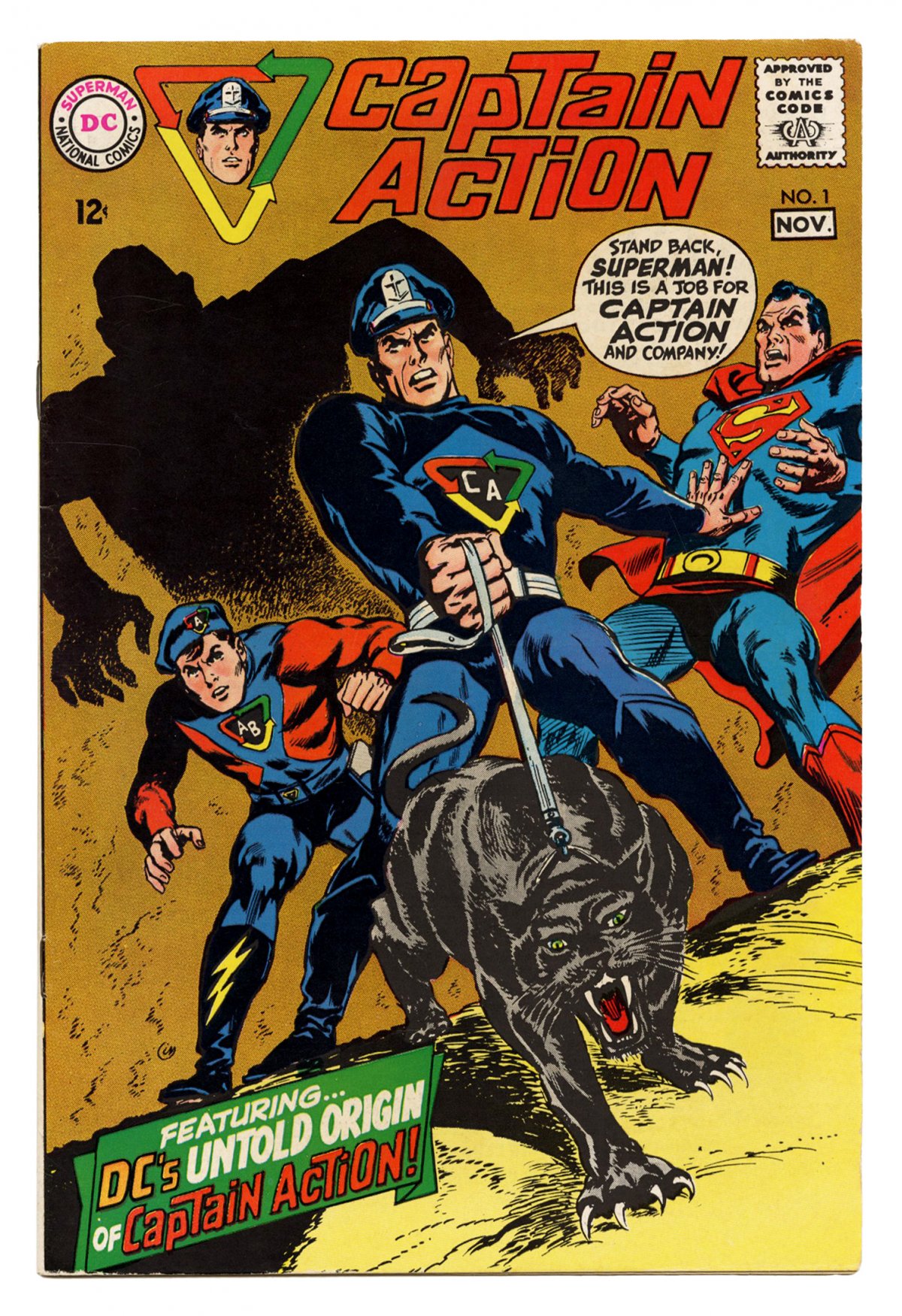 Front cover of CAPTAIN ACTION #1