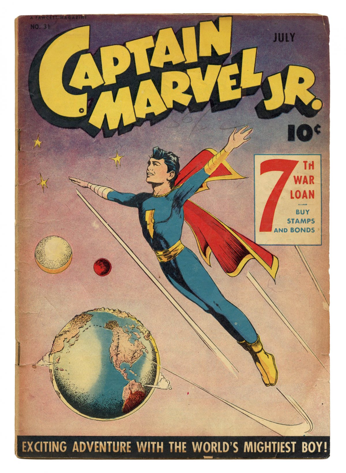 Front cover of CAPTAIN MARVEL JR. (1942-53) #31