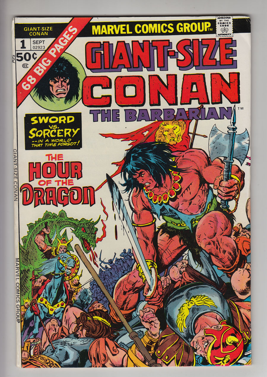 Front cover of CONAN GIANT SIZE (1974-75) #1