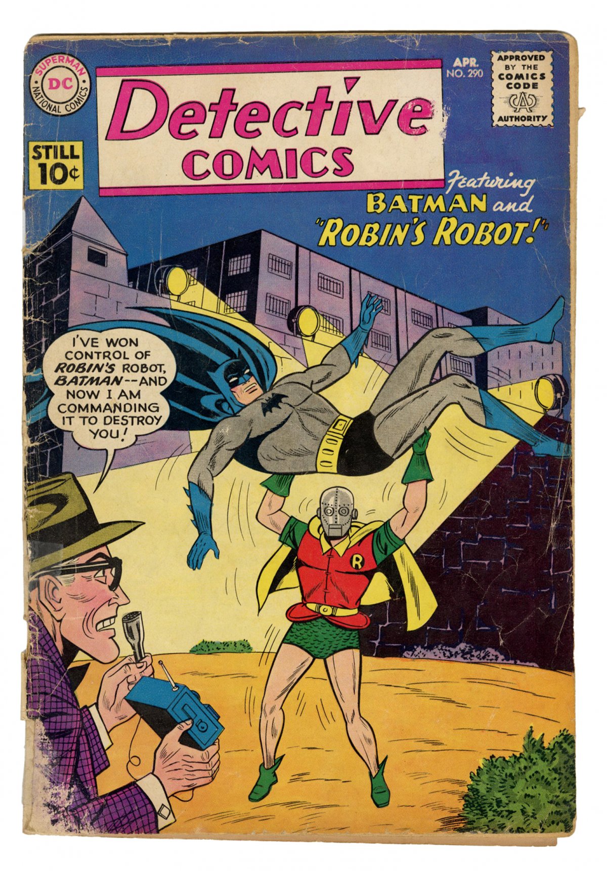 Front cover of DETECTIVE COMICS (1937-2011; 2016-) #290