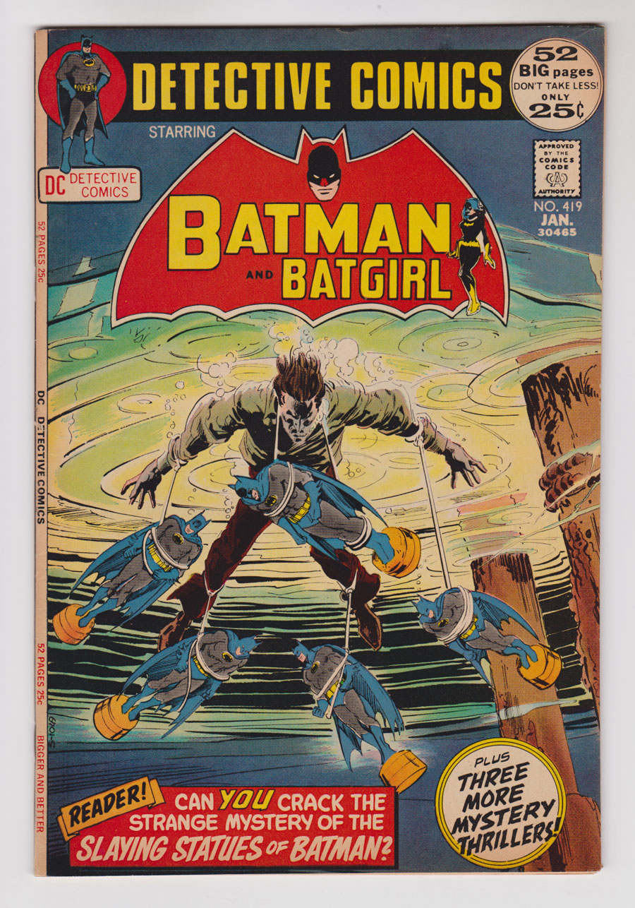 Front cover of DETECTIVE COMICS (1937-2011; 2016-) #419