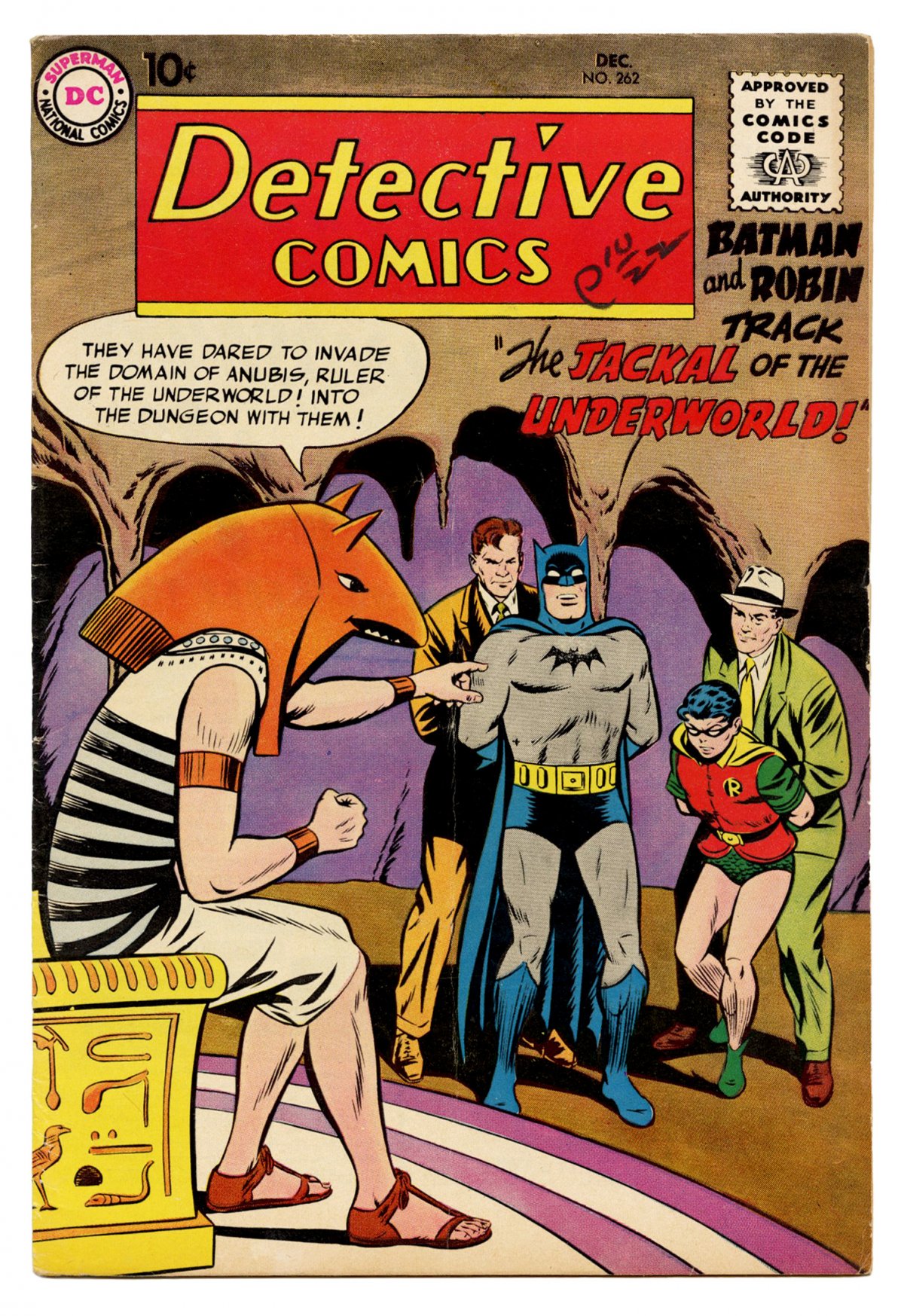 Front cover of DETECTIVE COMICS (1937-2011; 2016-) #262