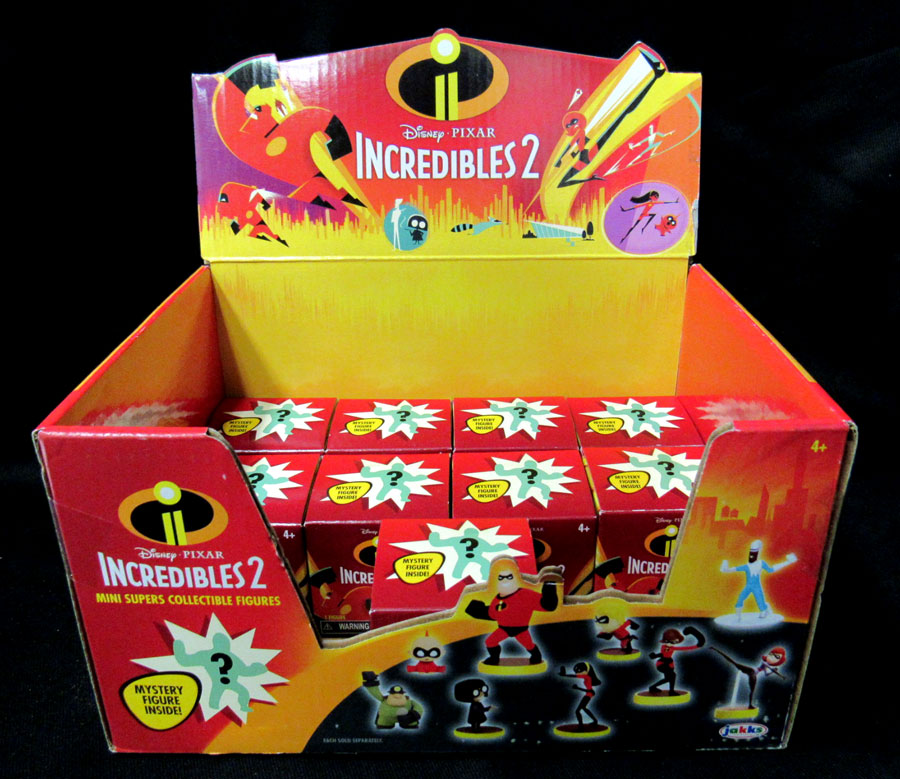 incredibles 2 mini supers collectible figures