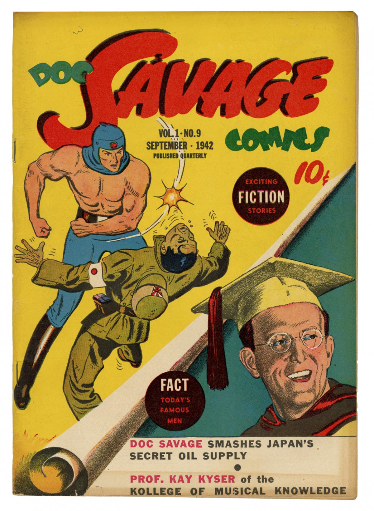 Front cover of DOC SAVAGE COMICS 1940-43 V1 #9