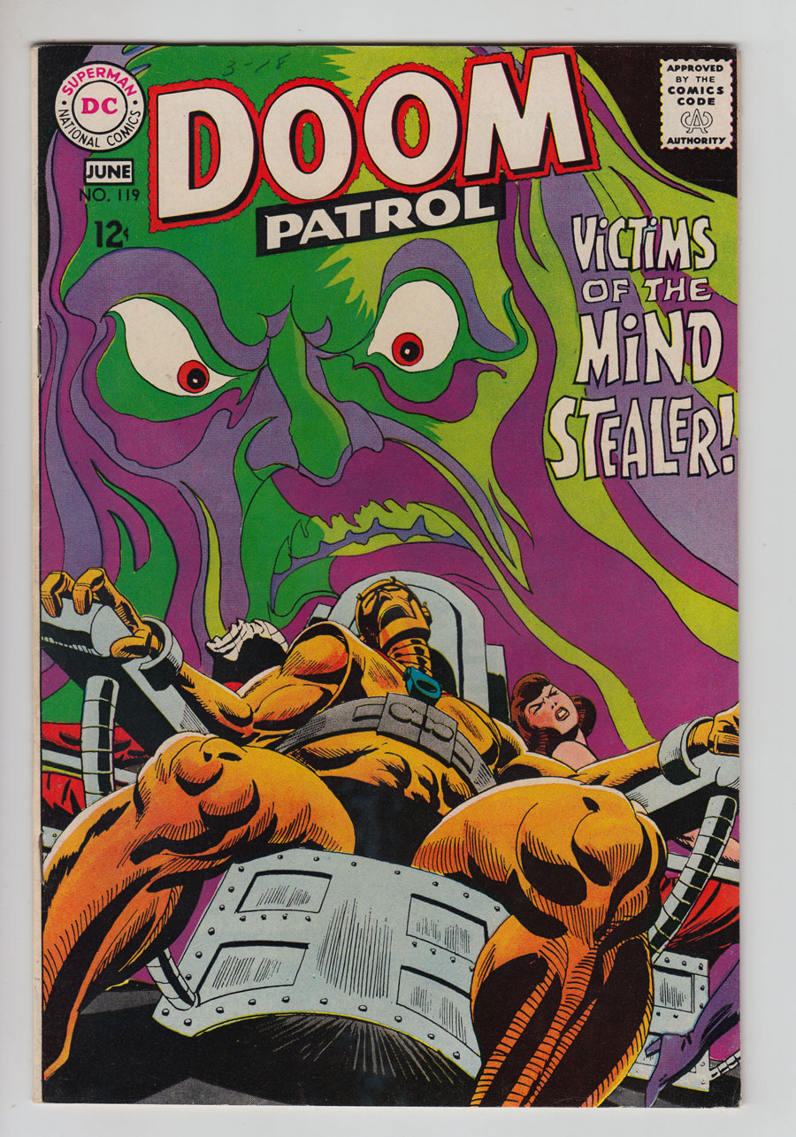 Front cover of DOOM PATROL, THE (1964) #119