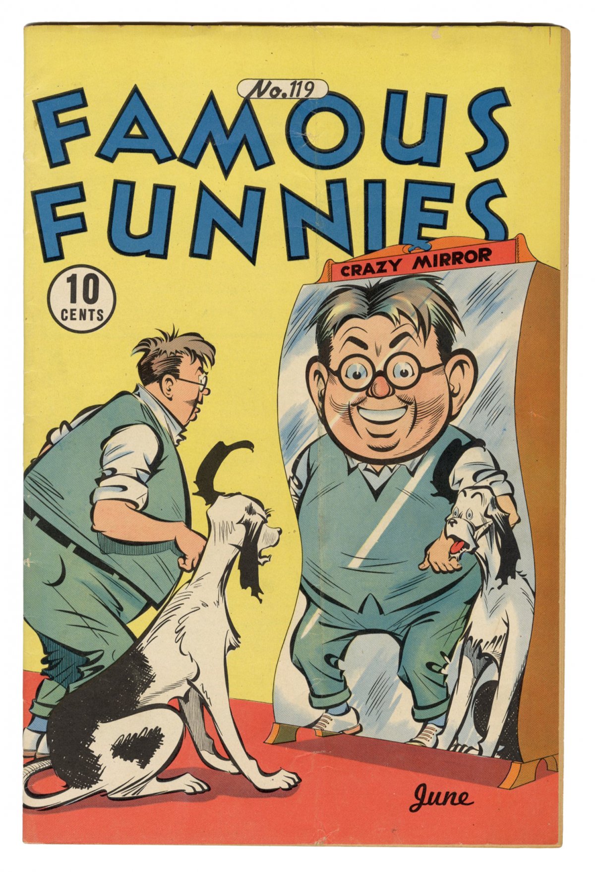 Front cover of FAMOUS FUNNIES #119