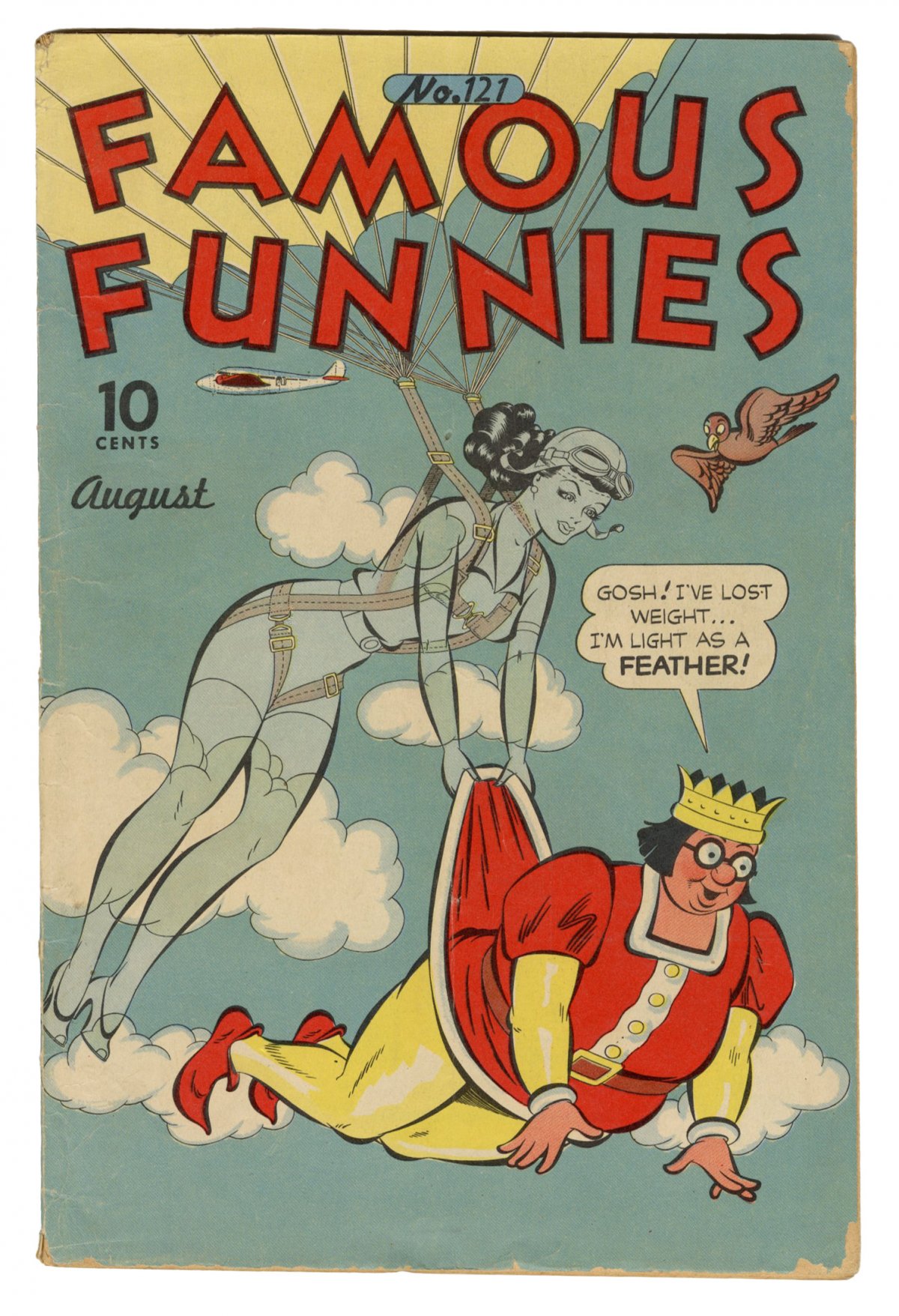 Front cover of FAMOUS FUNNIES #121