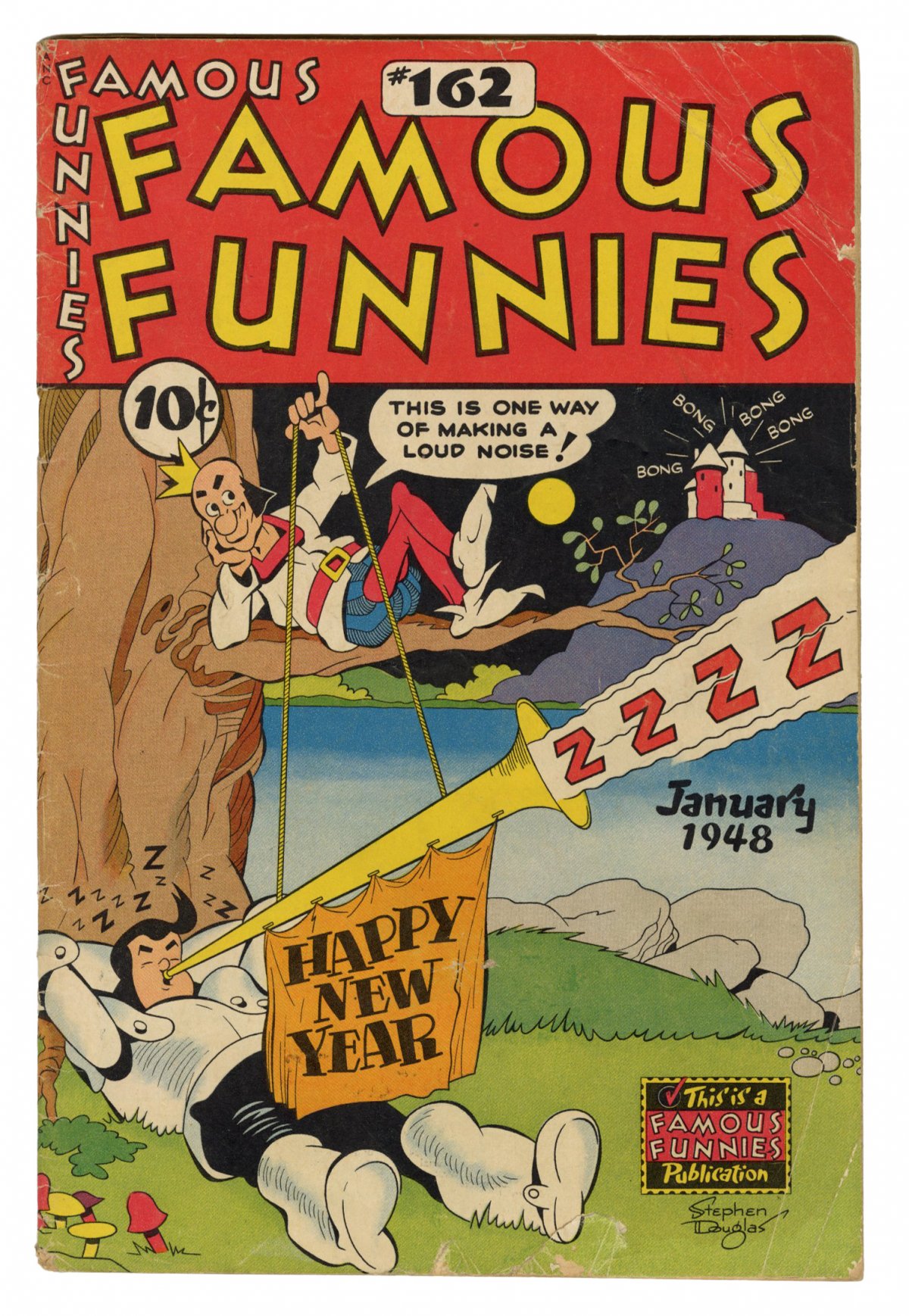 Front cover of FAMOUS FUNNIES #162