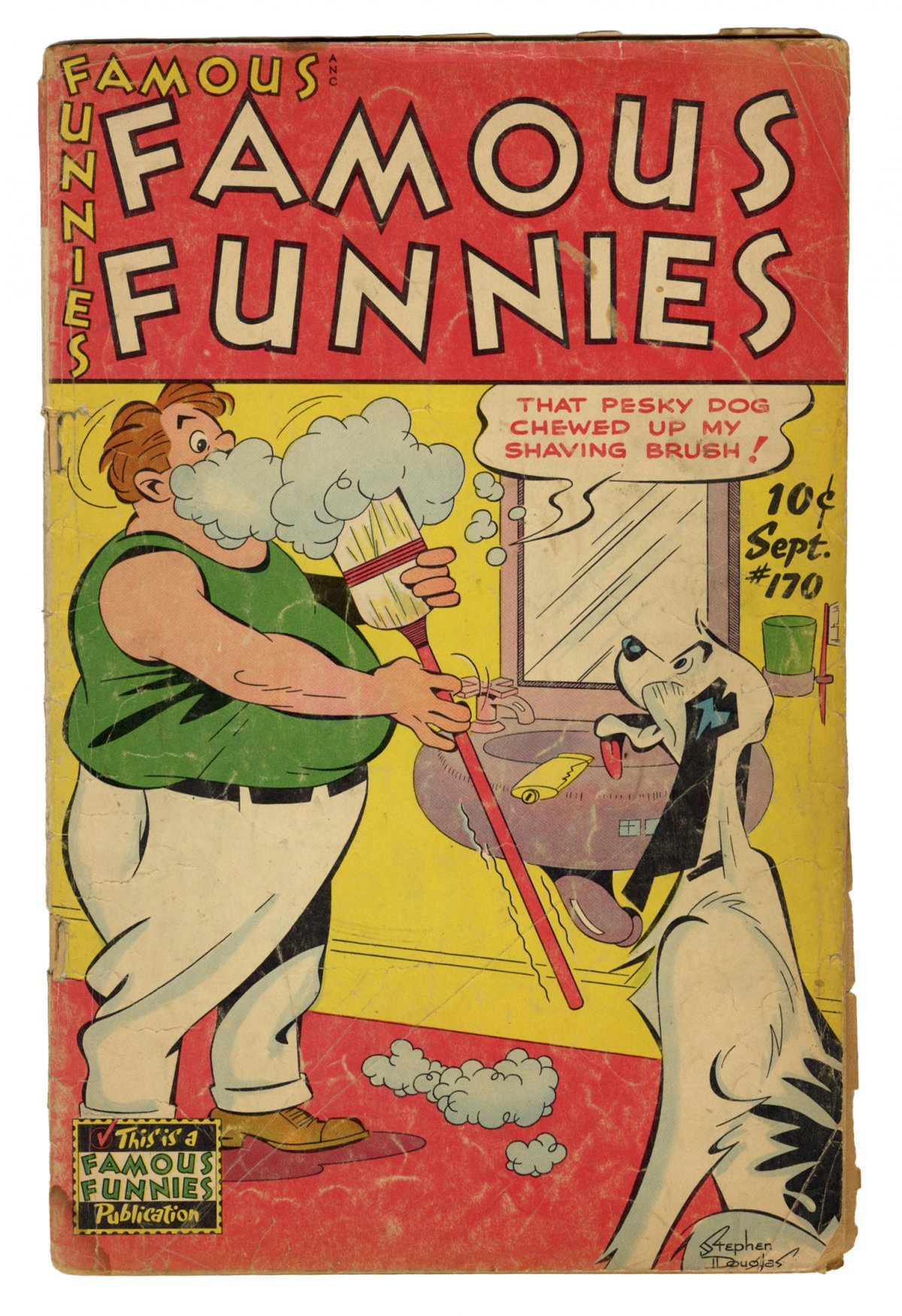 Front cover of FAMOUS FUNNIES #170