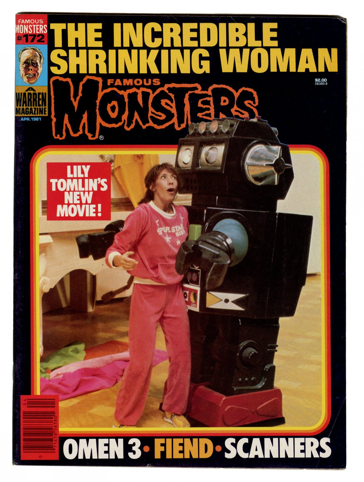 Front cover of FAMOUS MONSTERS OF FILMLAND #172