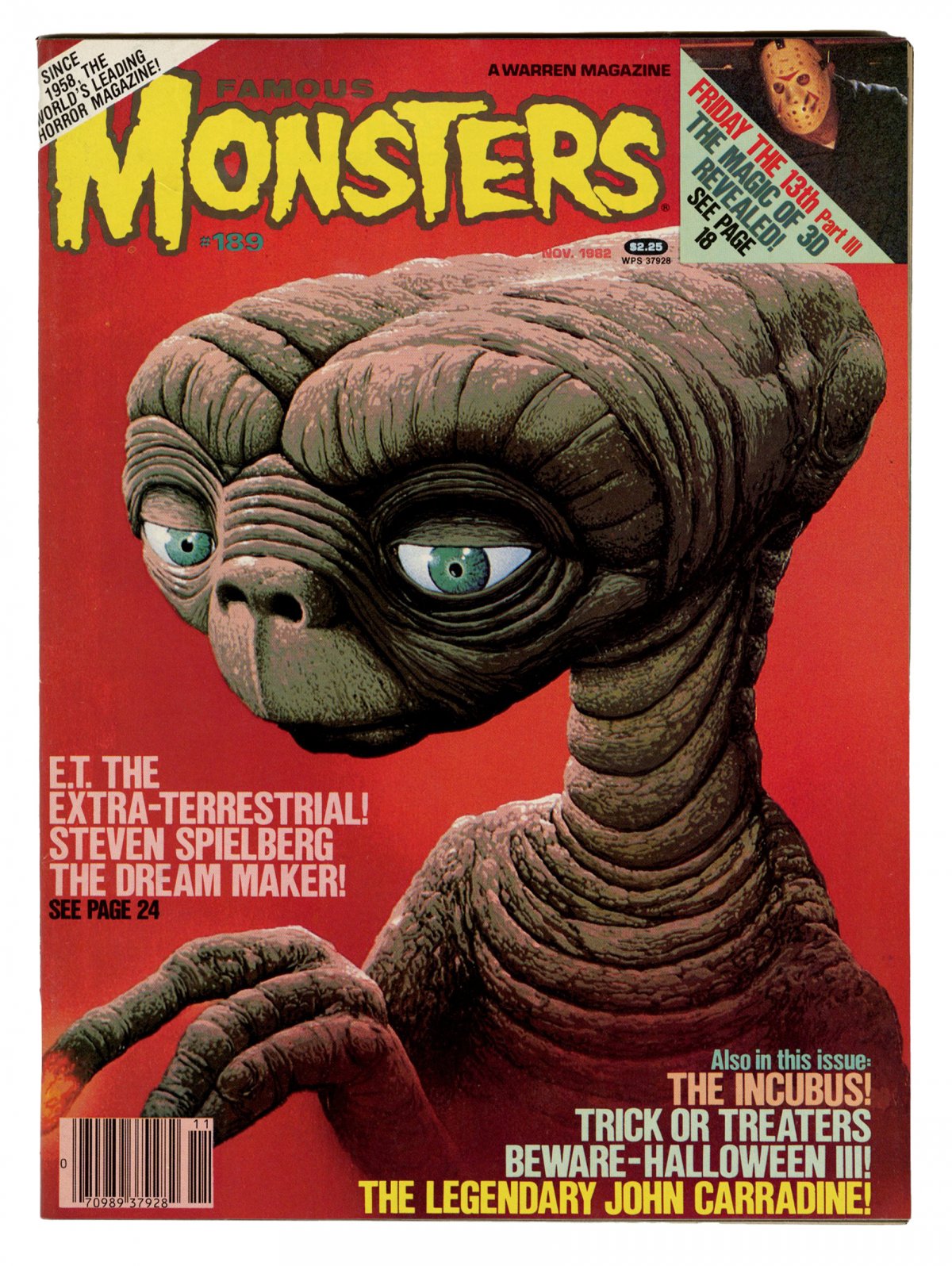 Front cover of FAMOUS MONSTERS OF FILMLAND #189