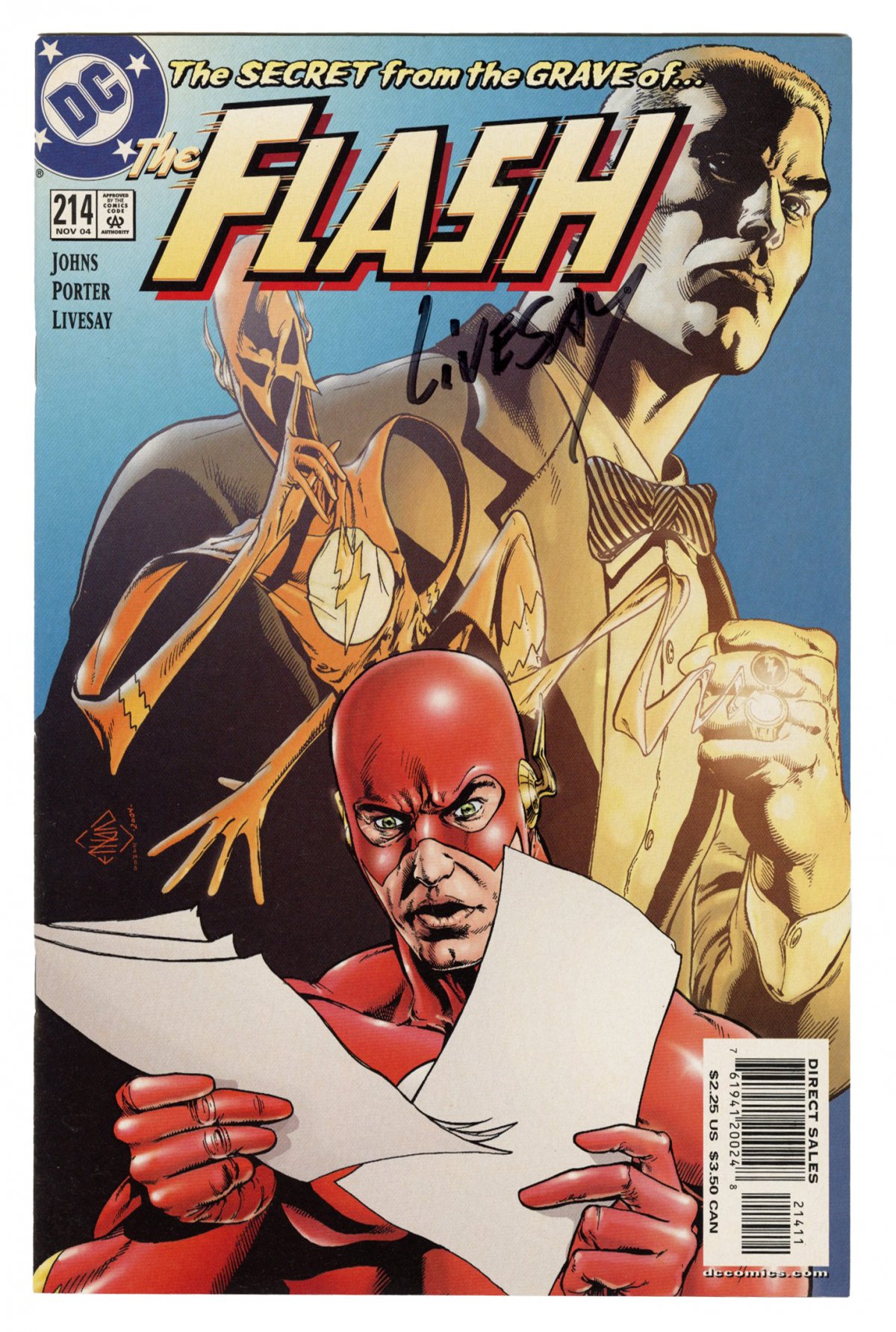 Front cover of FLASH, THE (1987) #214