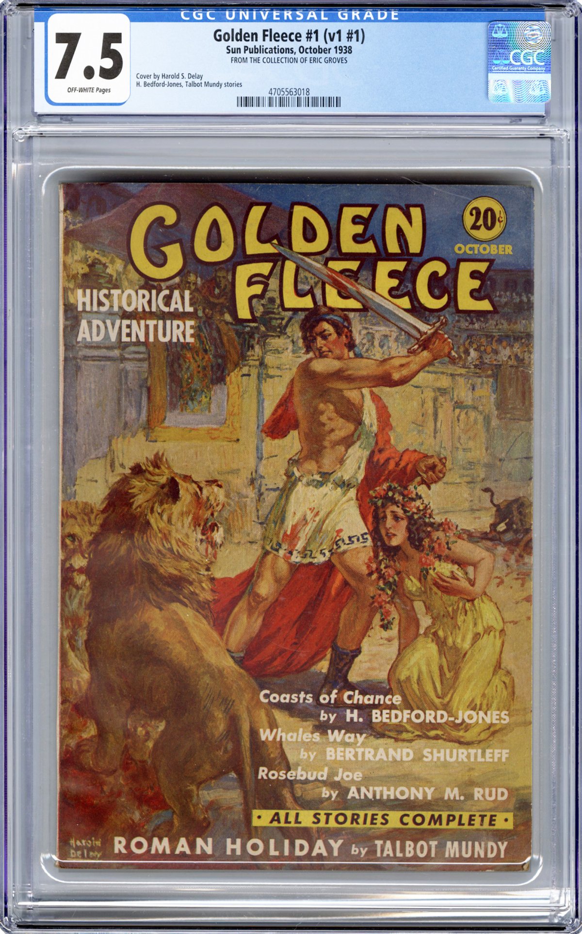 Front image of GOLDEN FLEECE V1 #1 Pulp