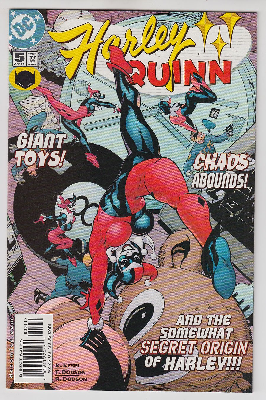 Front cover of HARLEY QUINN (2000-04) #5