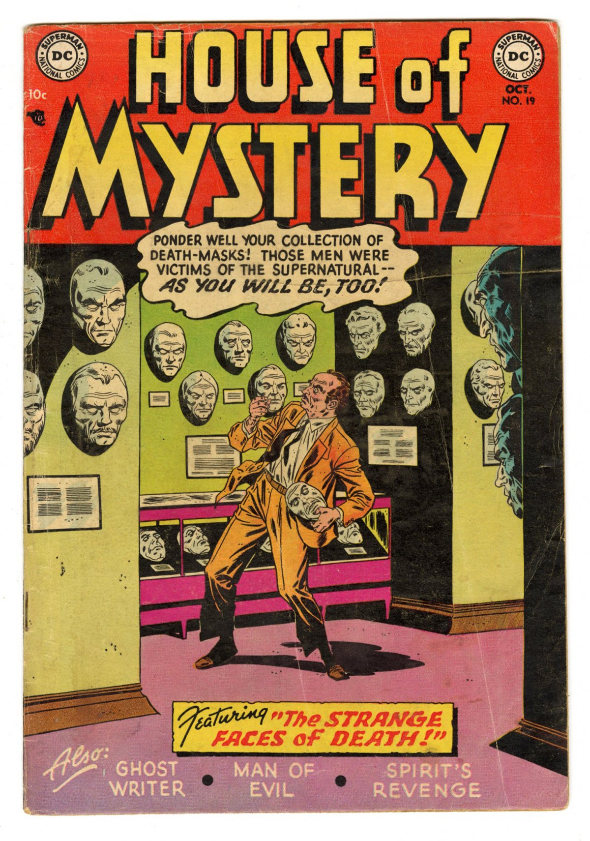 Front cover of HOUSE OF MYSTERY #19