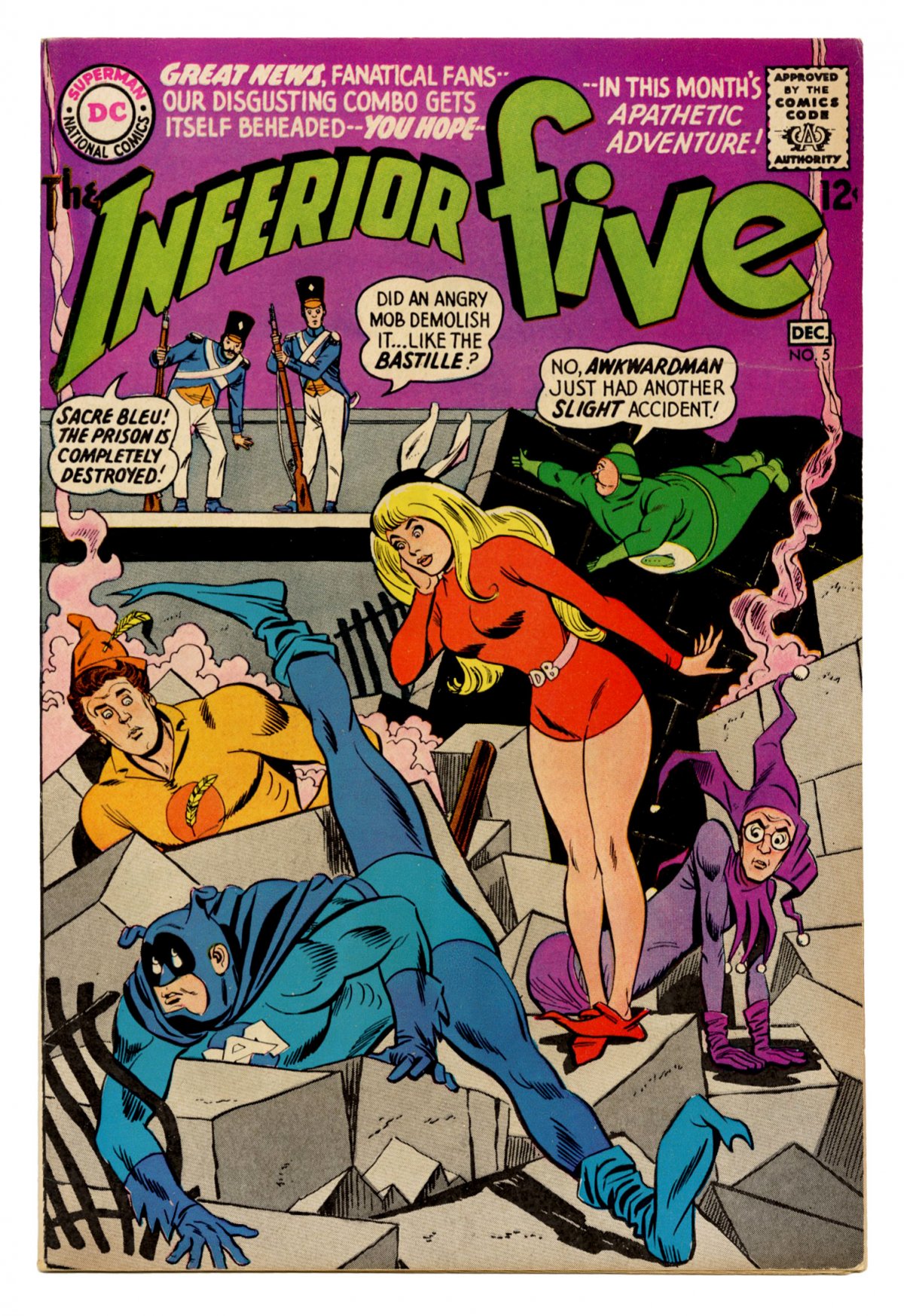 Front cover of INFERIOR FIVE #5