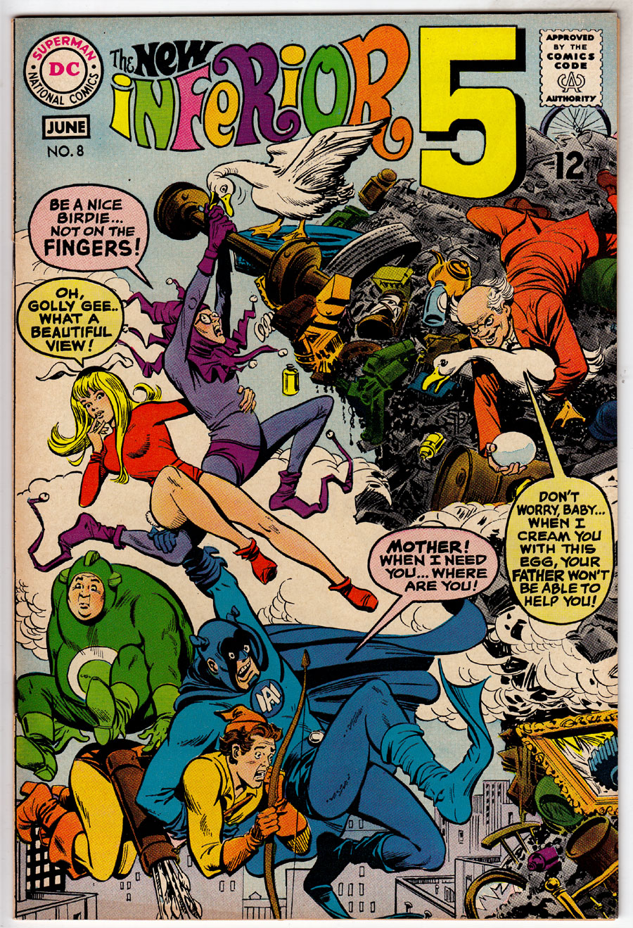 Front cover of INFERIOR FIVE #8