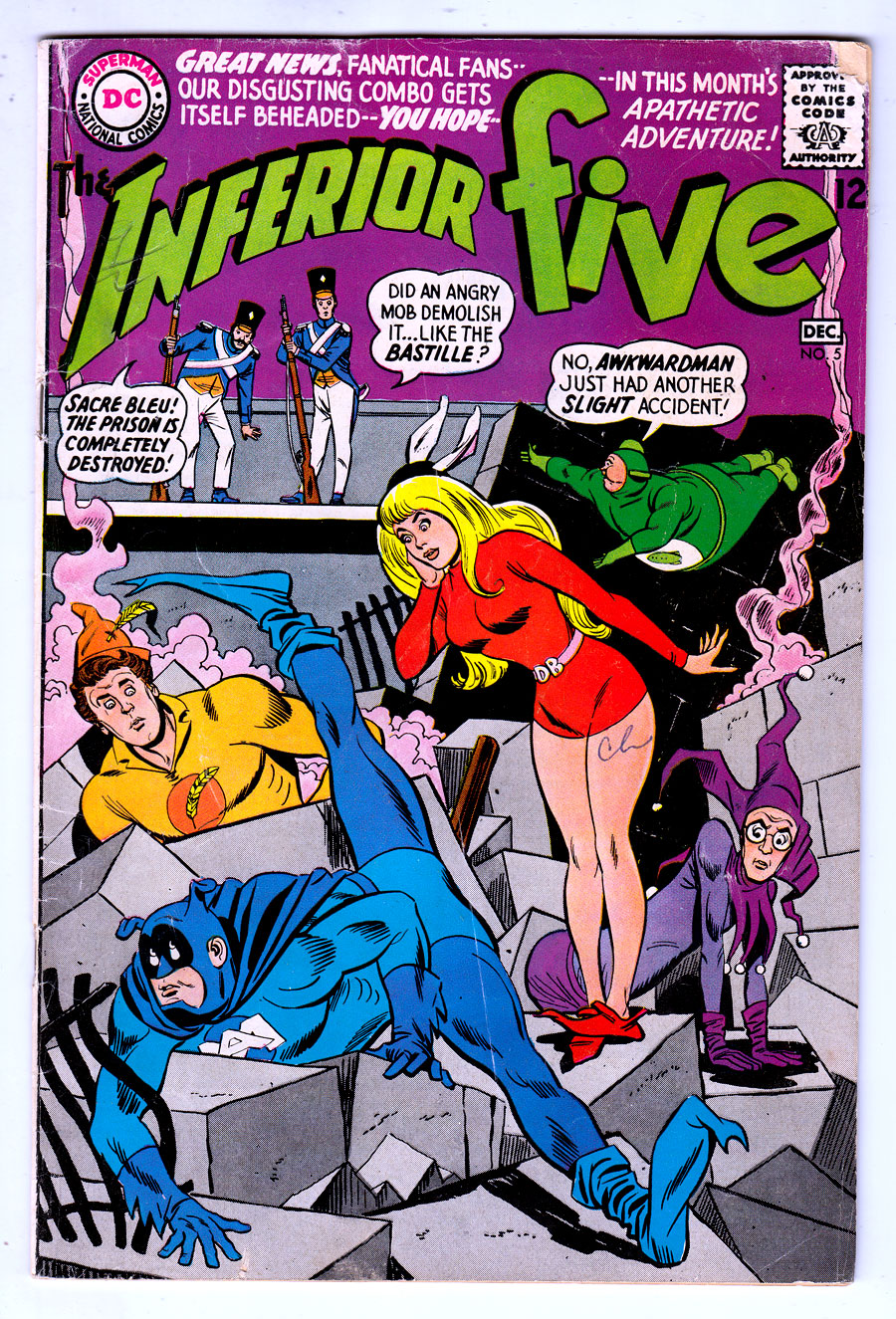 Front cover of INFERIOR FIVE #5