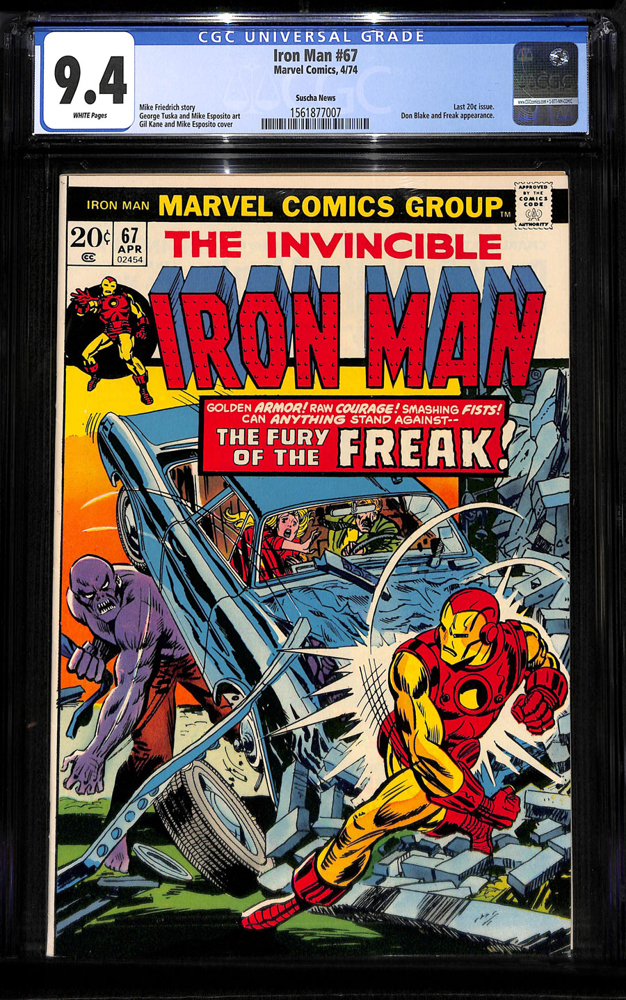 Iron Man Vintage Comic Cover