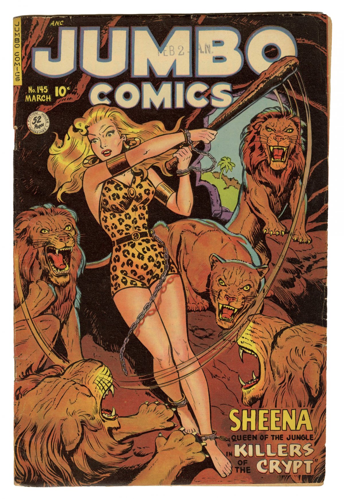 Front cover of JUMBO COMICS #145