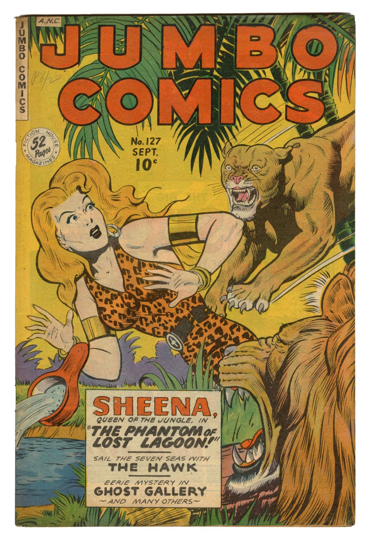 Front cover of JUMBO COMICS #127
