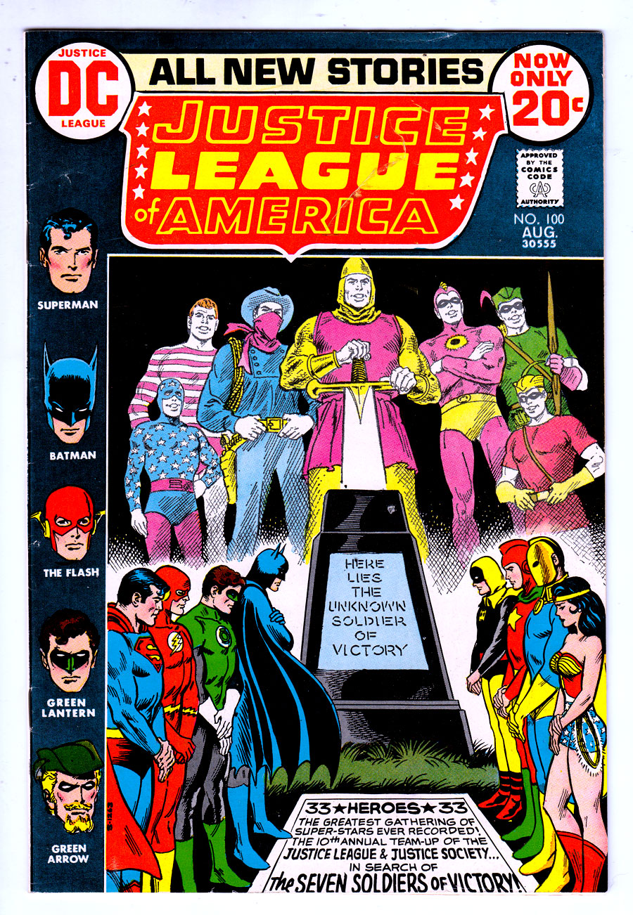 Front cover of JUSTICE LEAGUE OF AMERICA (1960-87) #100