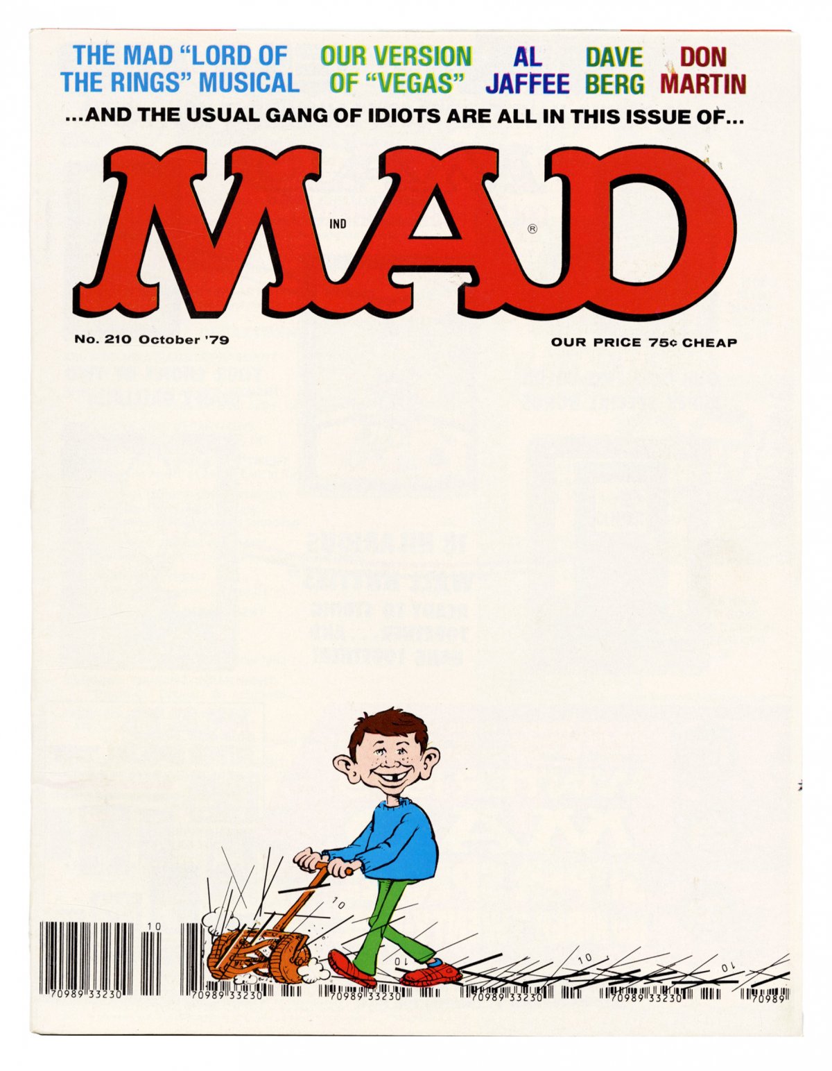 Front cover of MAD (1952-2018) #210