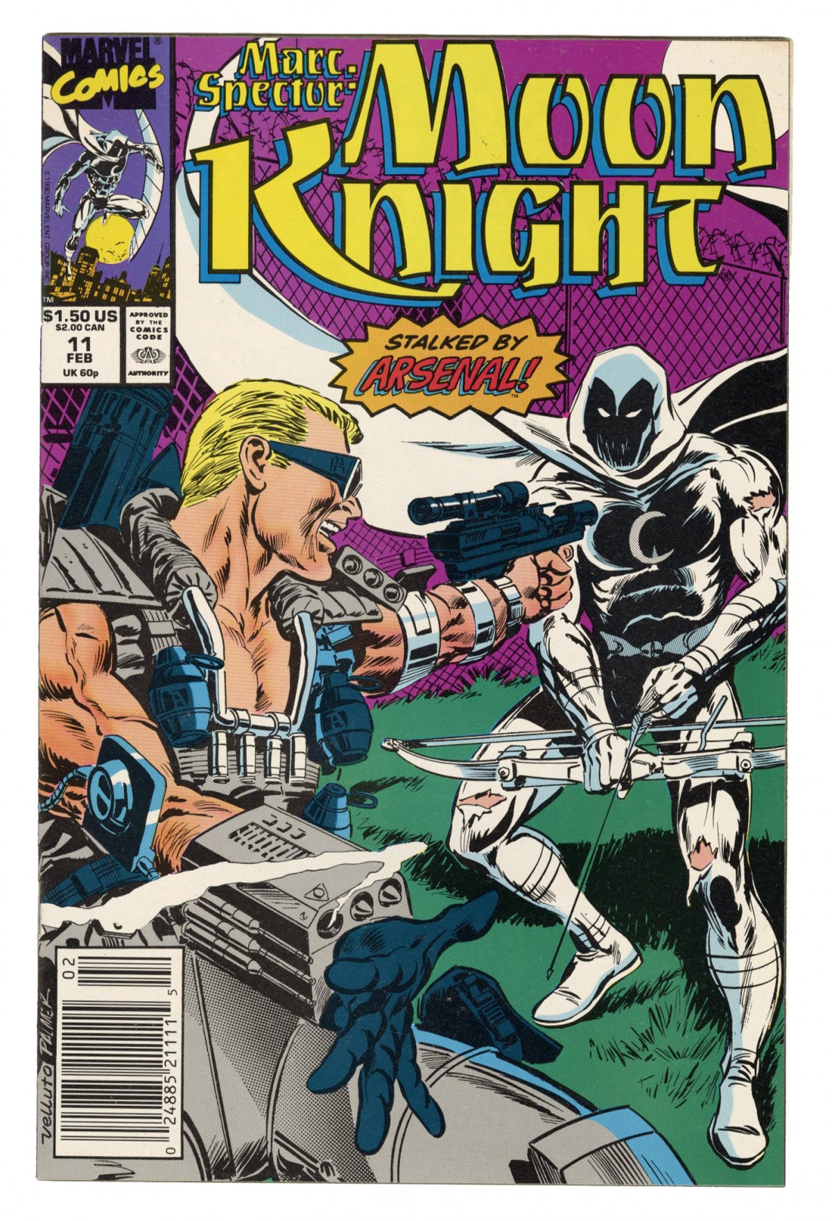 Front cover of MARC SPECTOR: MOON KNIGHT (1989-94) #11