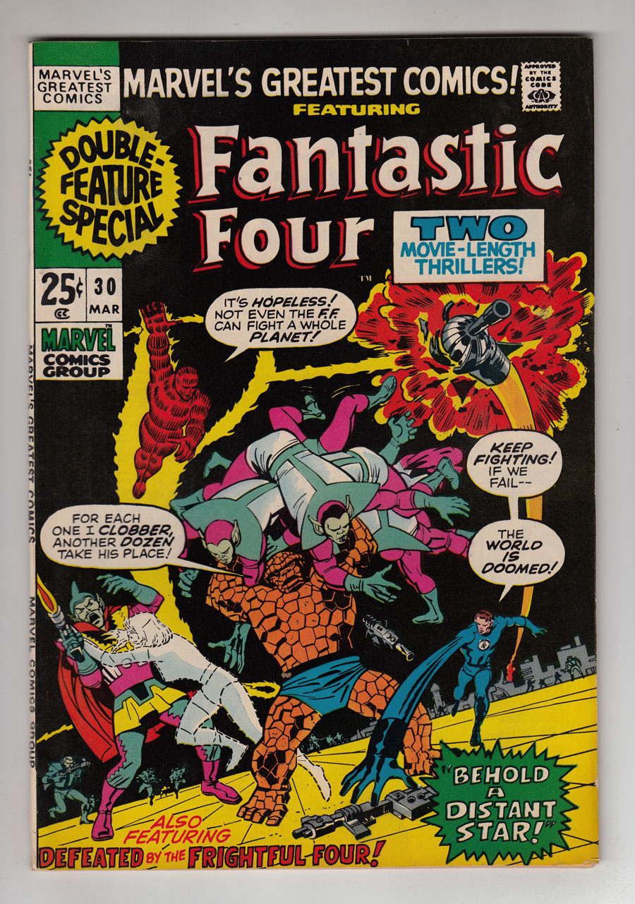 Front cover of MARVEL'S GREATEST COMICS #30