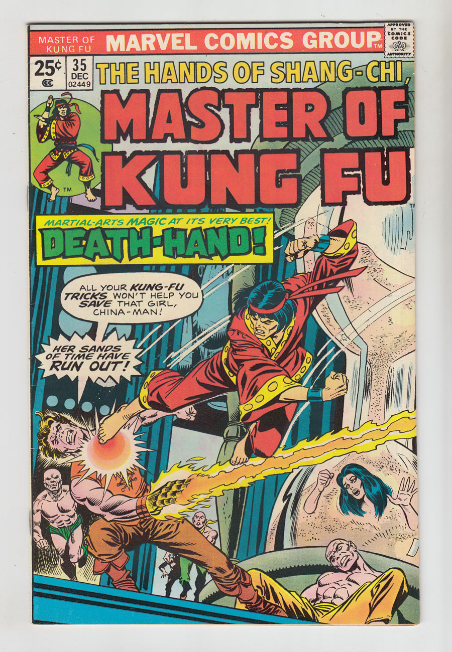 Front cover of MASTER OF KUNG-FU #35