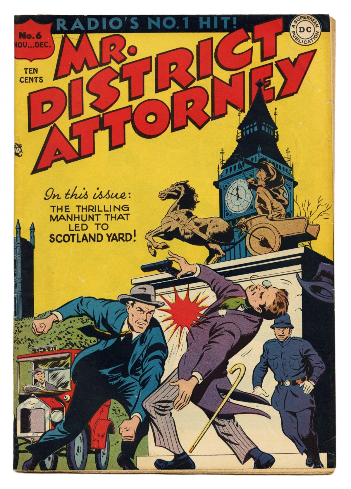 Front cover of MISTER DISTRICT ATTORNEY #6
