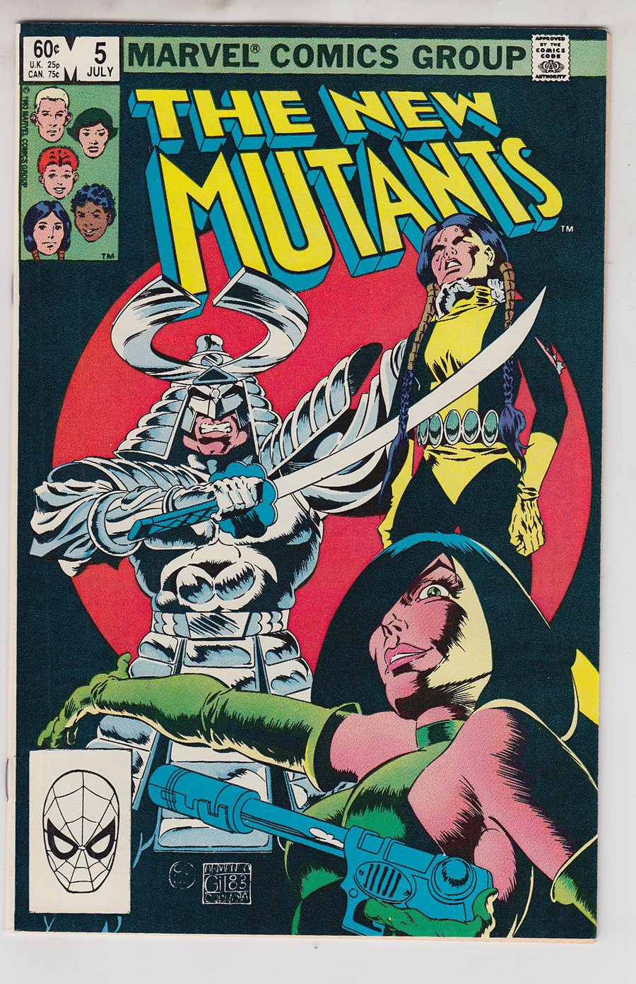 Front cover of NEW MUTANTS (1983-91) #5