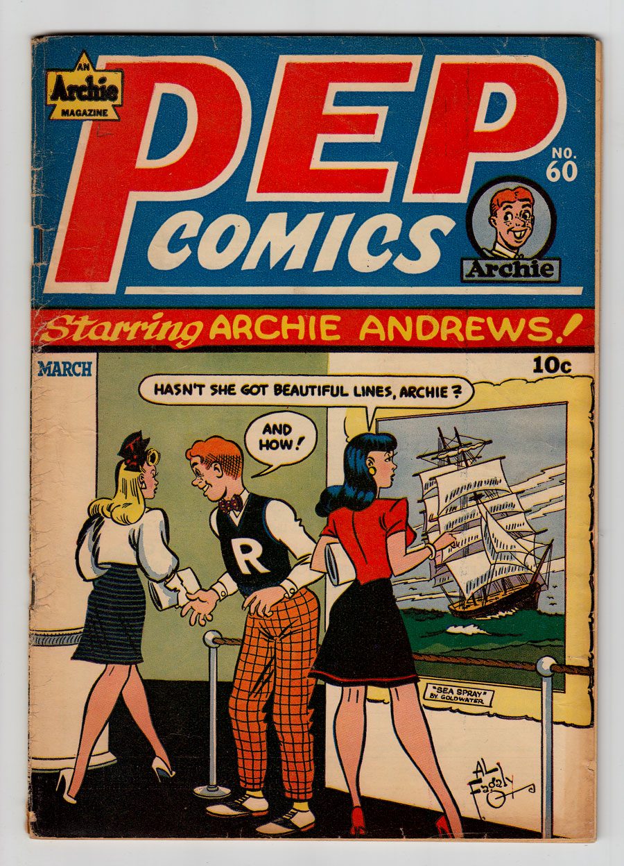 Front cover of PEP COMICS (1940-87) #60