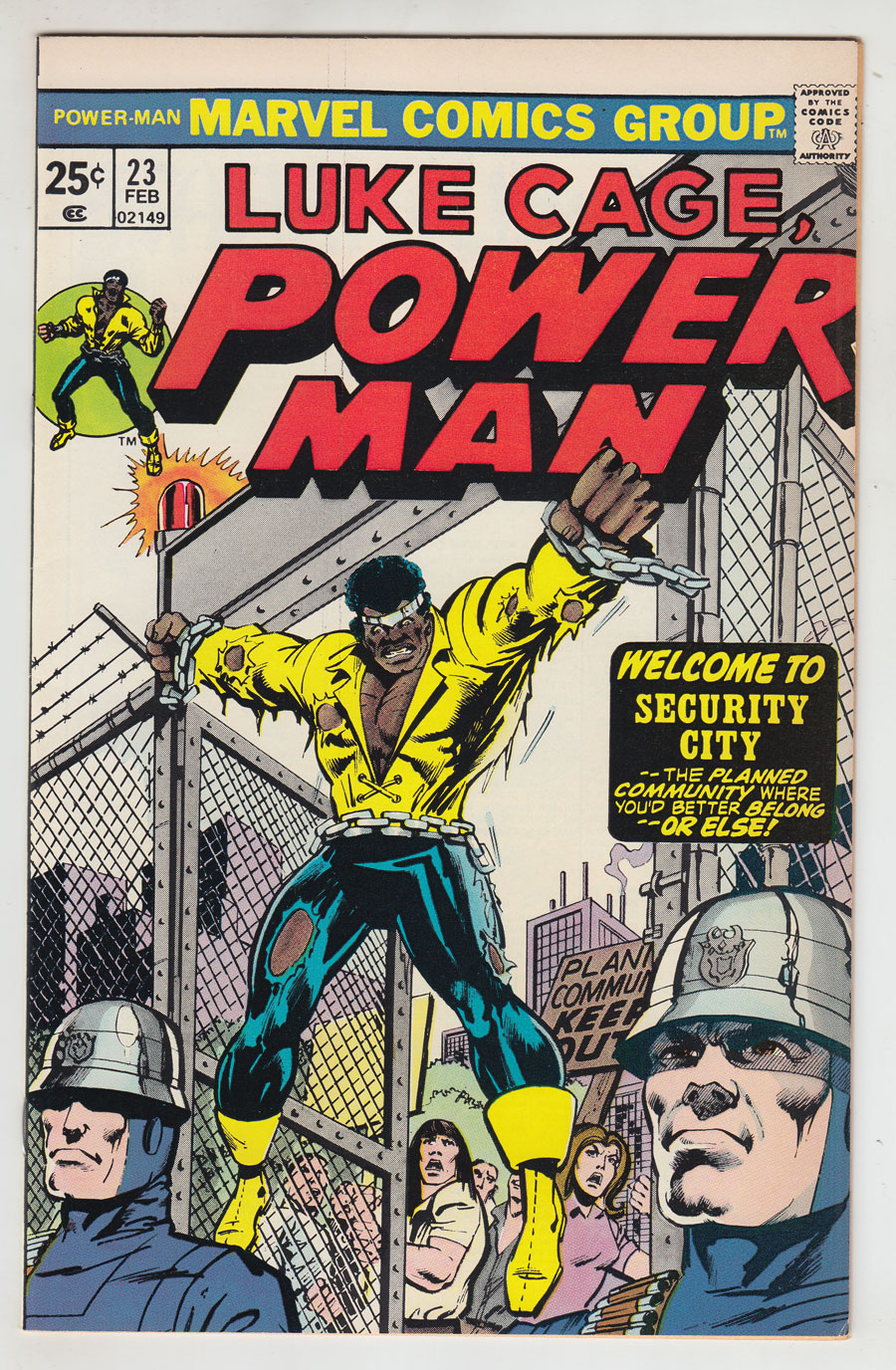 Front cover of POWER MAN AND IRON FIST #23