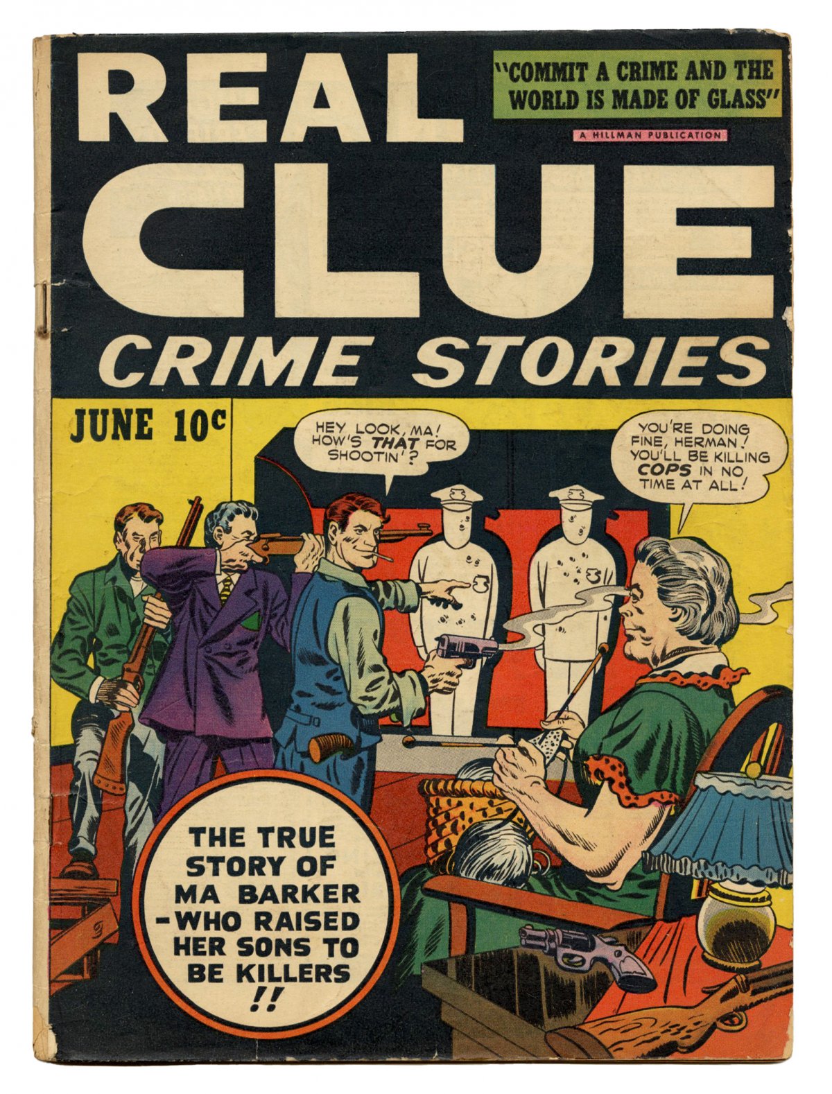 Front cover of REAL CLUE CRIME STORIES V2 #4