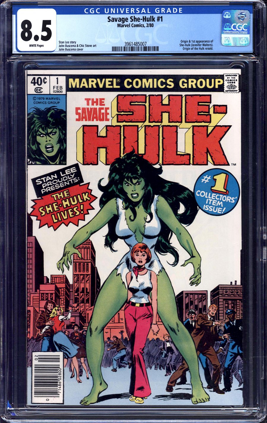 Front cover of SAVAGE SHE-HULK, THE (1980-82) #1